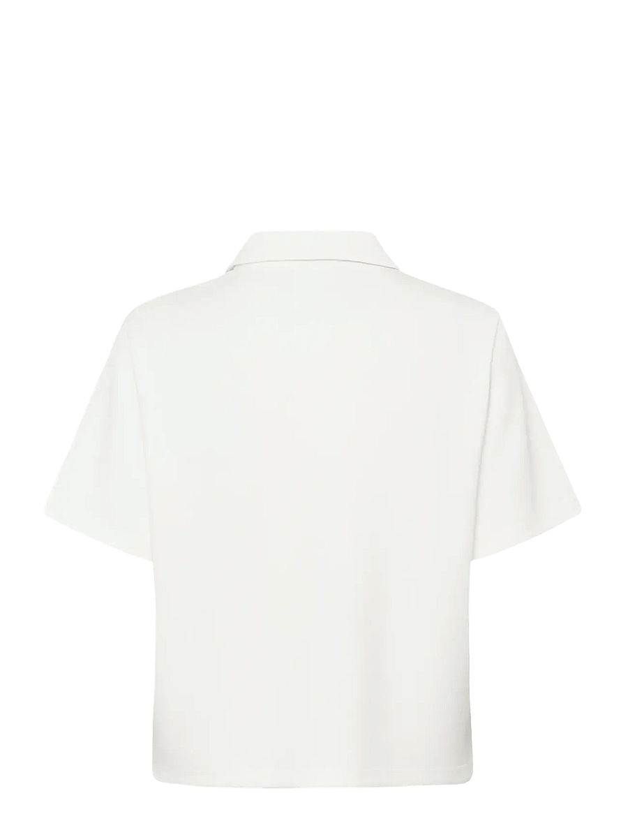My Essential Wardrobe - MWHelle Polo Tee - polo shirts - snow white - 2