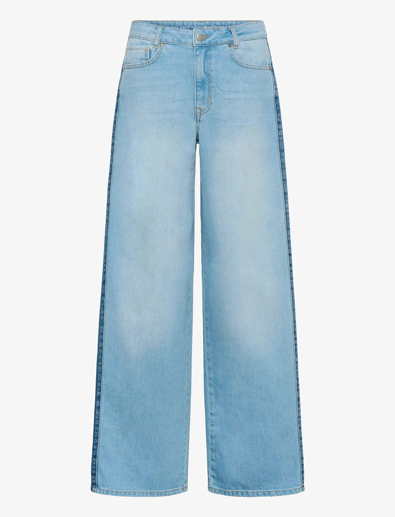 My Essential Wardrobe - MWLise 139 High Mix X-Wide - hosen mit weitem bein - light blue/ blue wash - 1