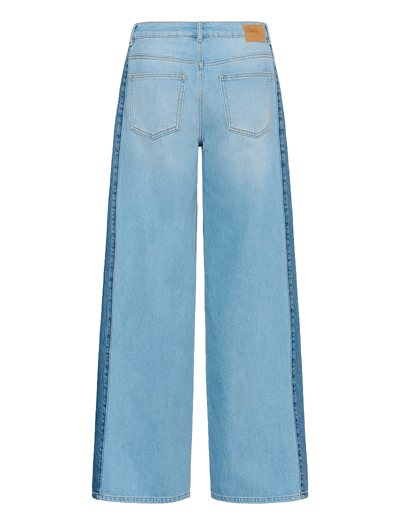 My Essential Wardrobe - MWLise 139 High Mix X-Wide - hosen mit weitem bein - light blue/ blue wash - 2
