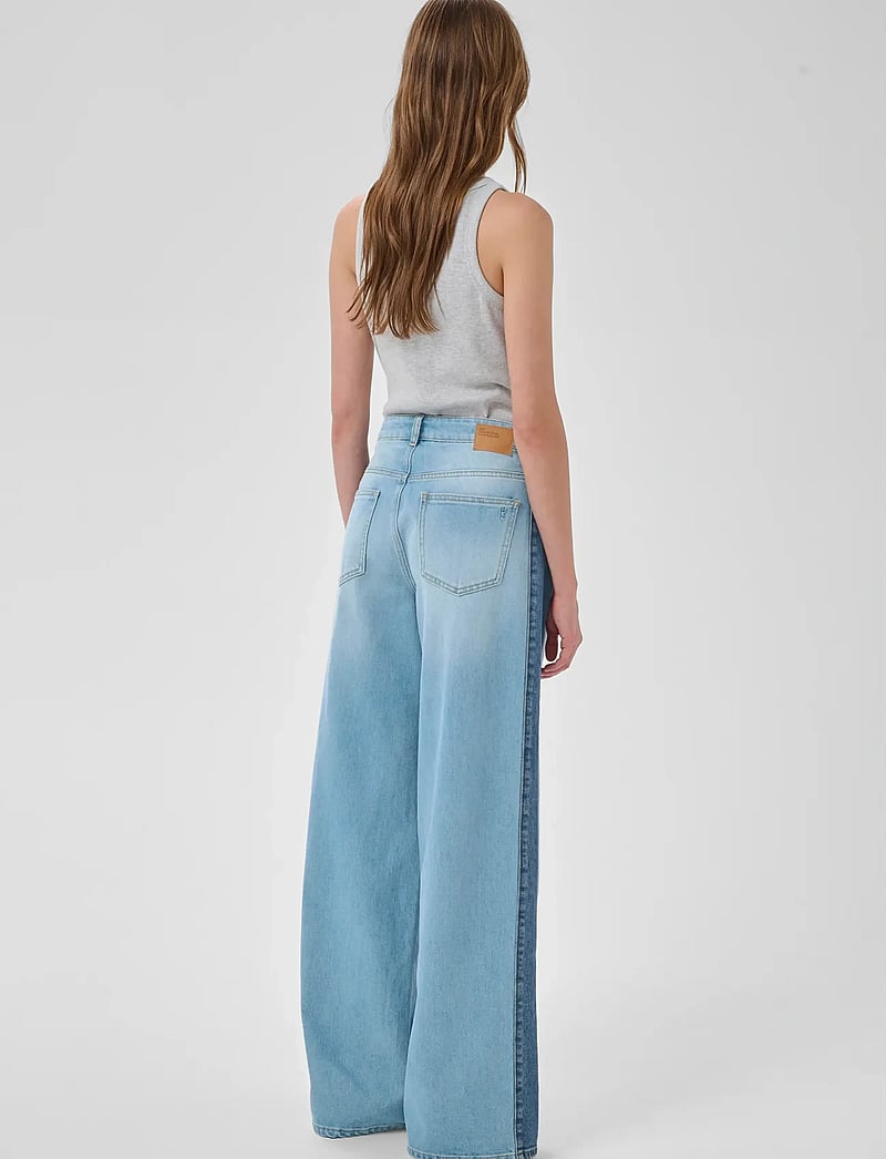 My Essential Wardrobe - MWLise 139 High Mix X-Wide - hosen mit weitem bein - light blue/ blue wash - 4