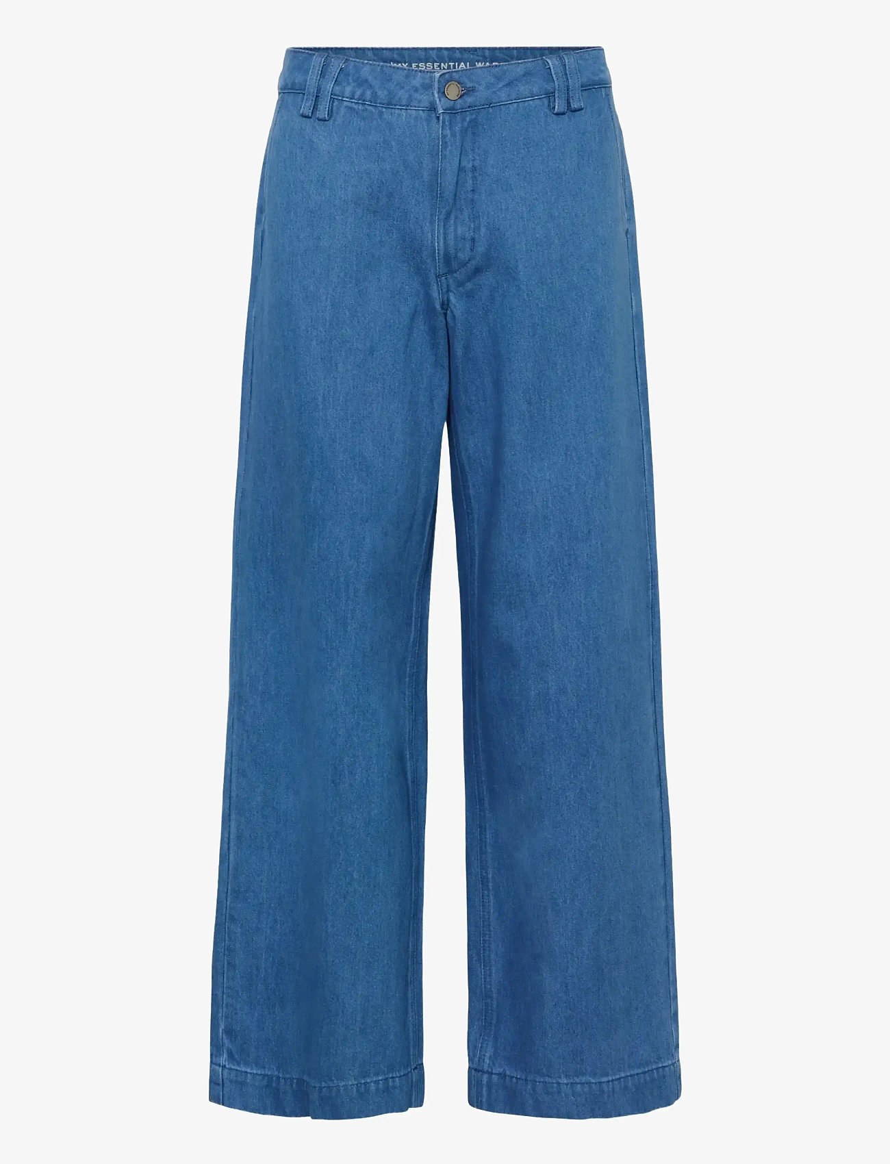 My Essential Wardrobe - MWTessa 180 Mid X-Wide - laia säärega teksad - clear blue wash - 1