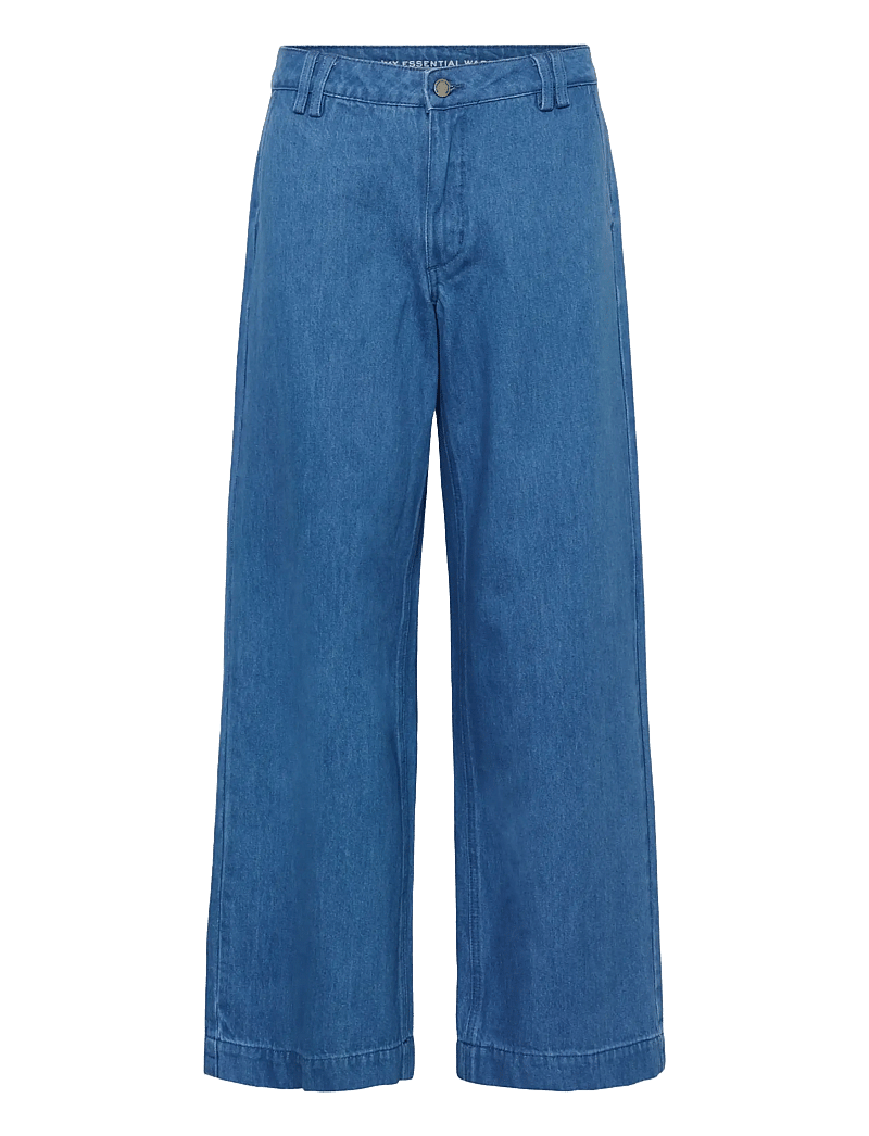 My Essential Wardrobe - MWTessa 180 Mid X-Wide - laia säärega teksad - clear blue wash - 1