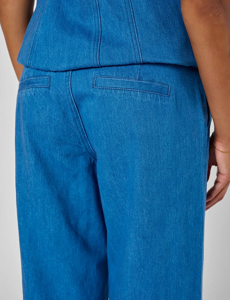 My Essential Wardrobe - MWTessa 180 Mid X-Wide - laia säärega teksad - clear blue wash - 5