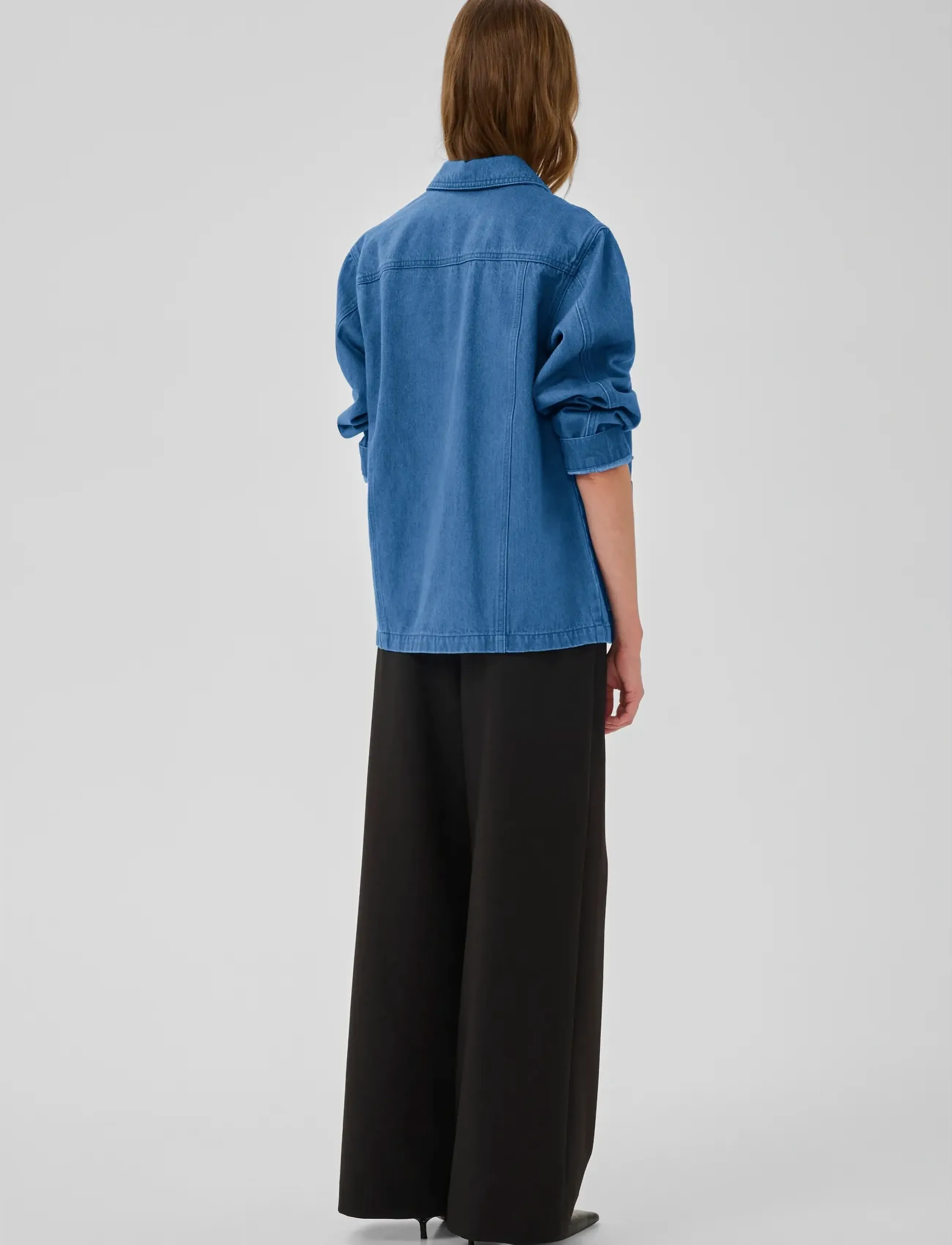 My Essential Wardrobe - MWMola 180 Boxy Jacket - clear blue wash - 4