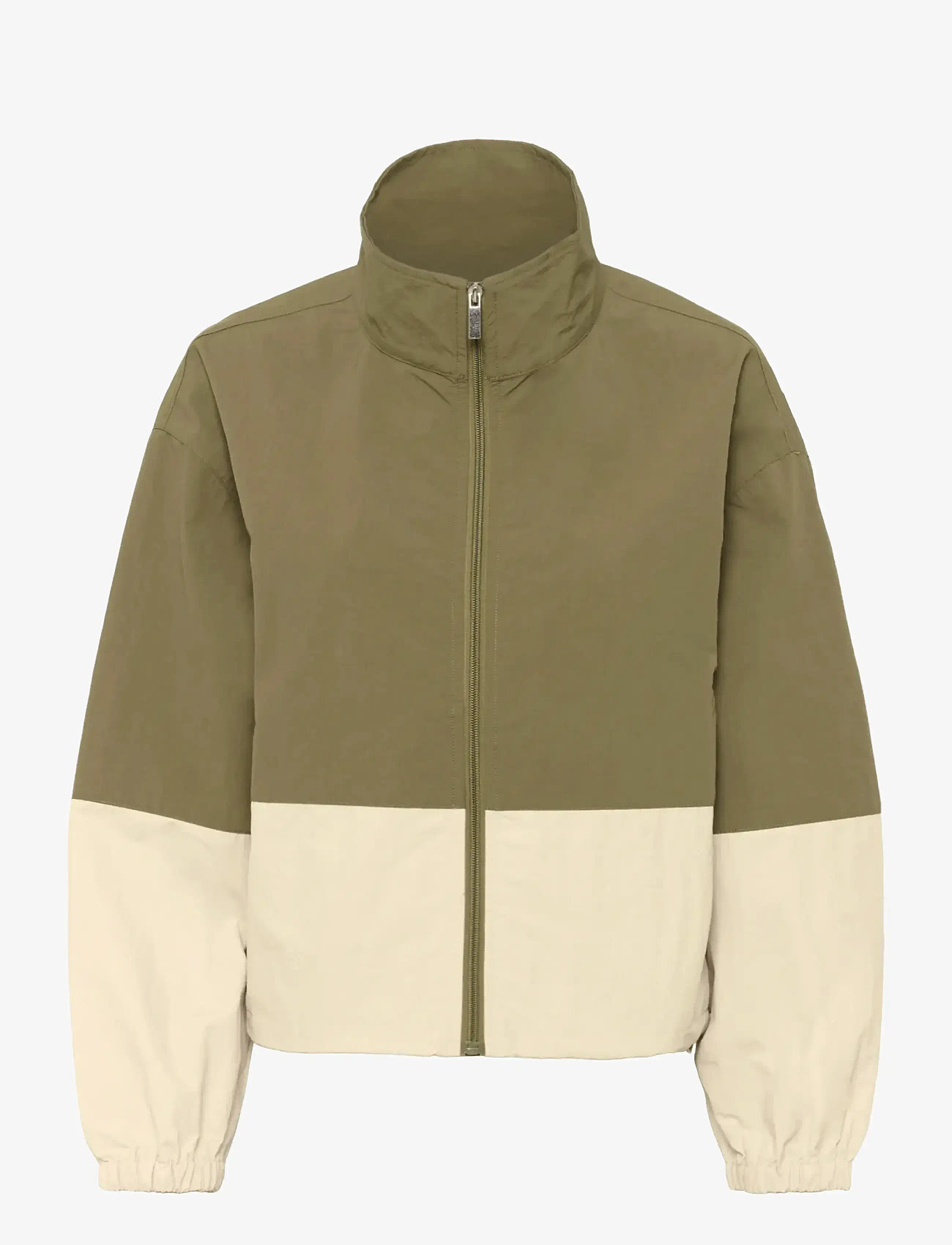 My Essential Wardrobe - MWQuinn Track Jacket - frühlingsjacken - capers w. brown rise - 1