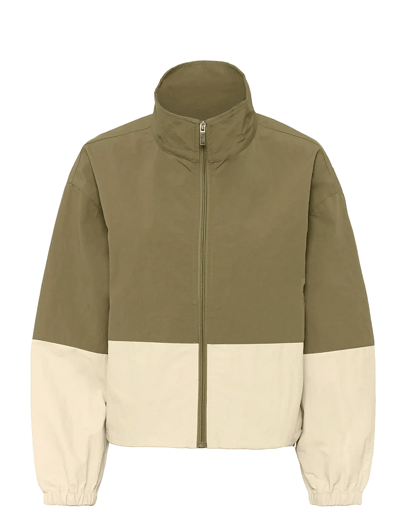 My Essential Wardrobe - MWQuinn Track Jacket - frühlingsjacken - capers w. brown rise - 1