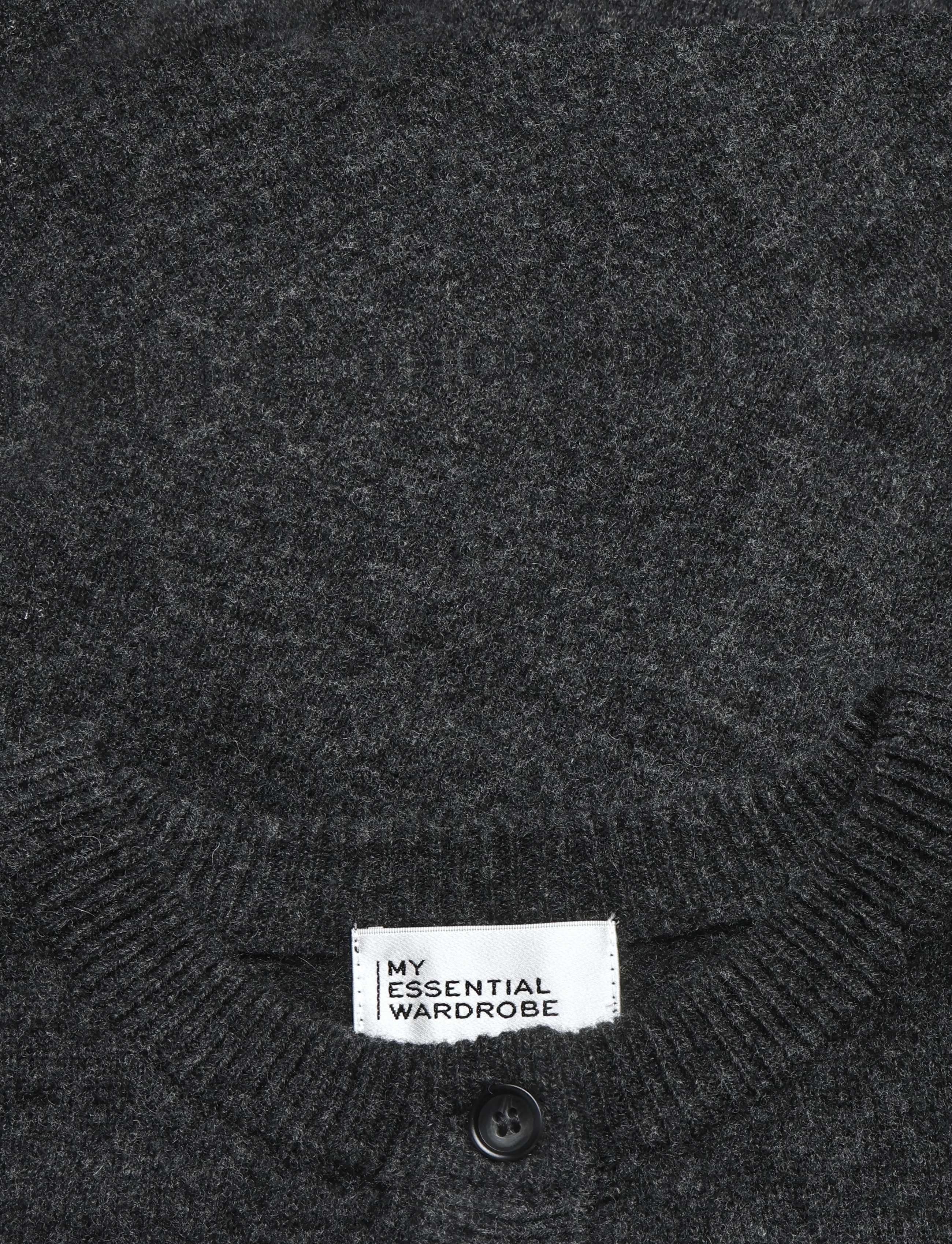 My Essential Wardrobe - 13 THE KNIT CARDIGAN - dark grey melange - 2
