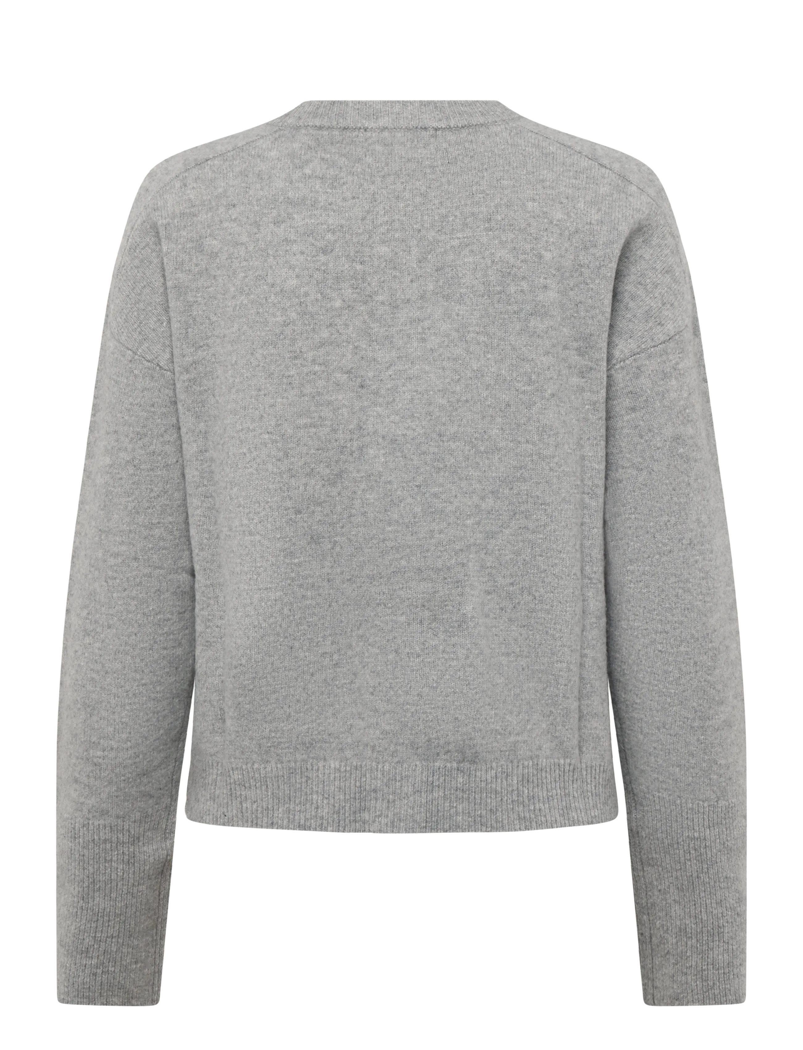 My Essential Wardrobe - 13 THE KNIT CARDIGAN - cardigans - light grey melange - 1
