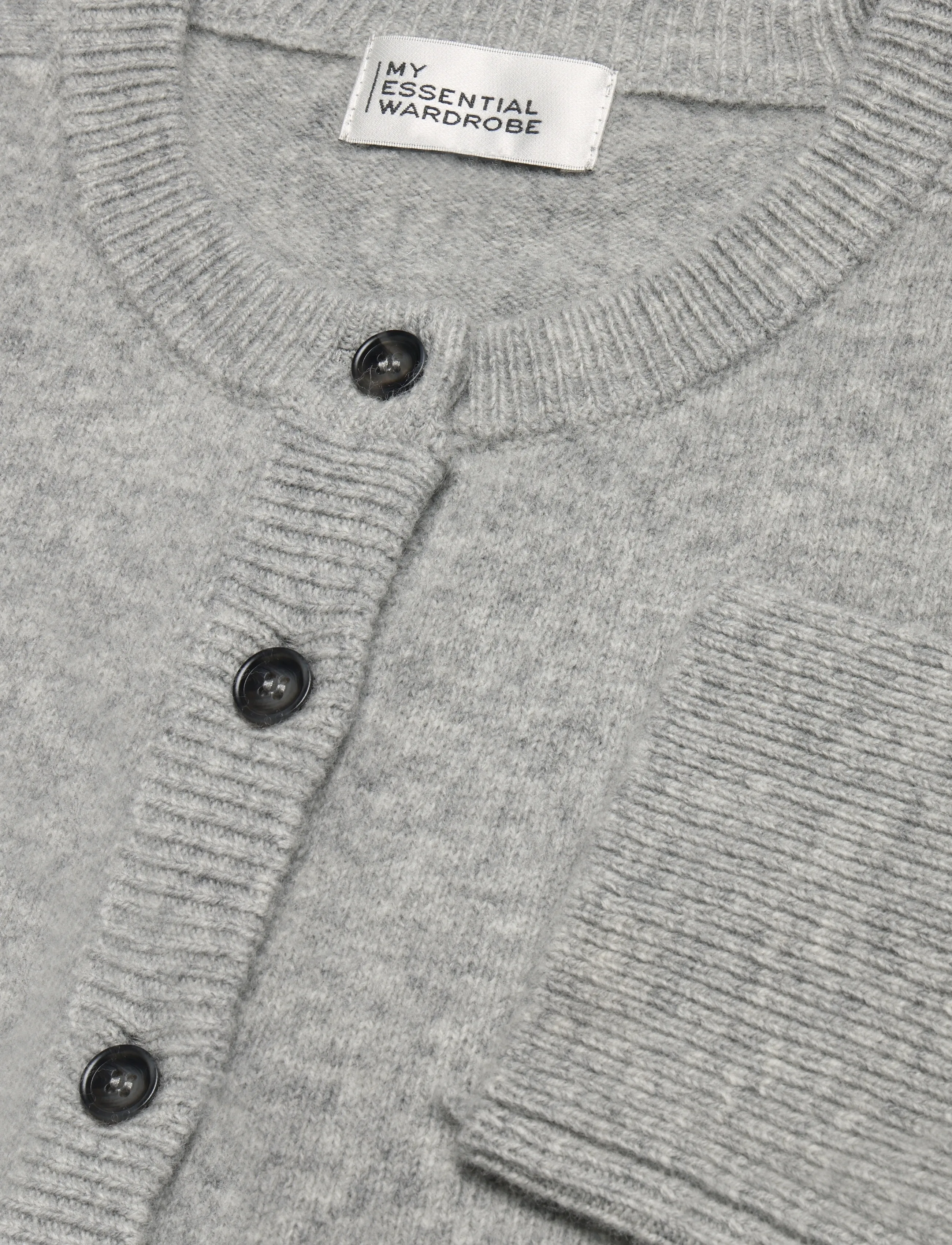 My Essential Wardrobe - 13 THE KNIT CARDIGAN - cardigans - light grey melange - 2