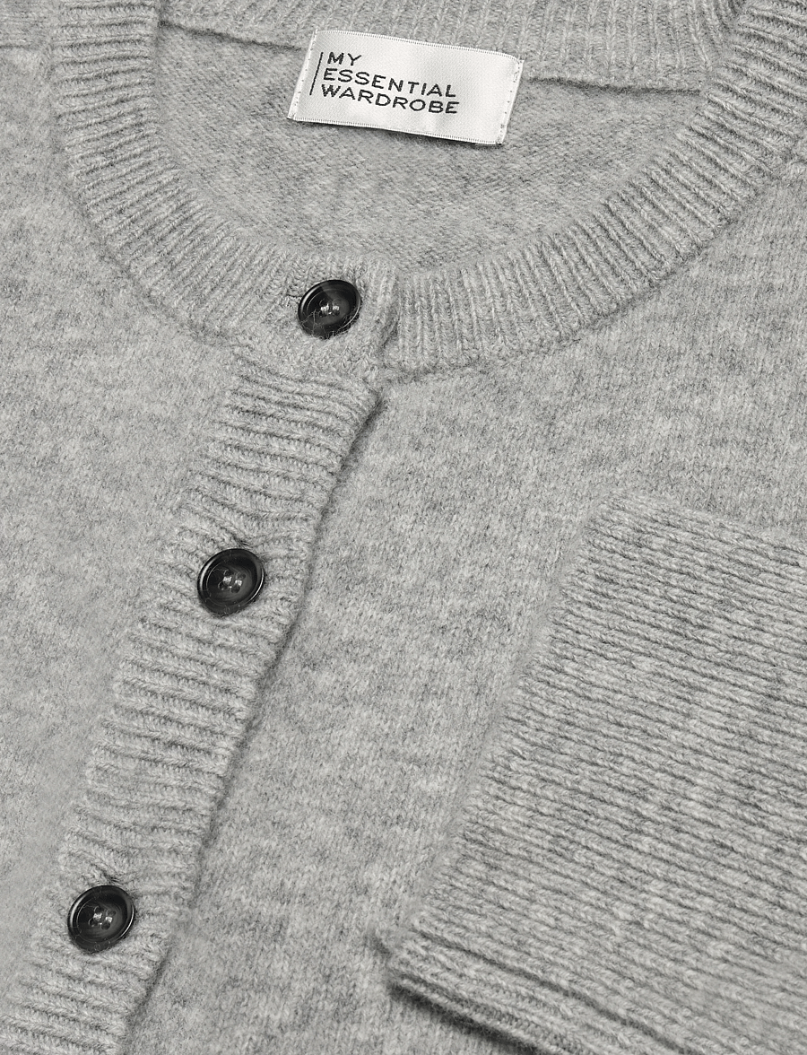 My Essential Wardrobe - 13 THE KNIT CARDIGAN - cardigans - light grey melange - 2