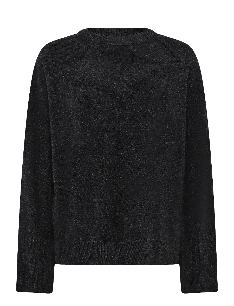 My Essential Wardrobe - 11 THE KNIT CREWNECK - pullover - dark grey melange - 0