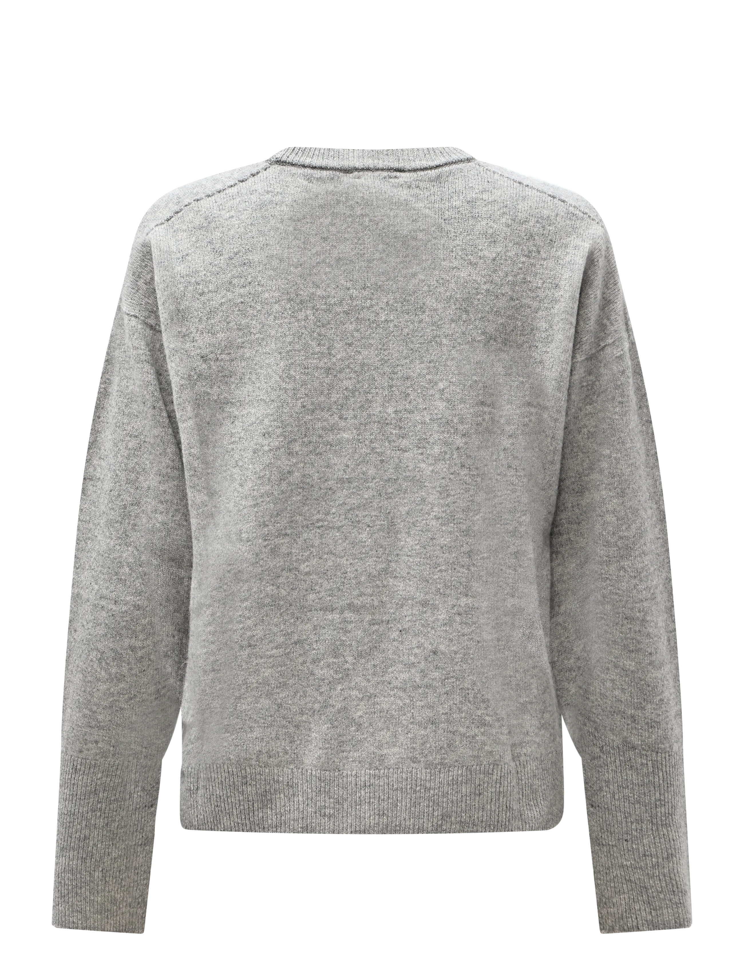 My Essential Wardrobe - 11 THE KNIT CREWNECK - pullover - light grey melange - 1