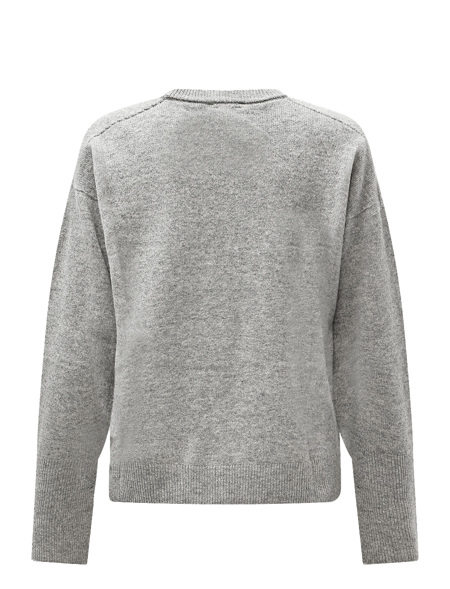 My Essential Wardrobe - 11 THE KNIT CREWNECK - pullover - light grey melange - 1