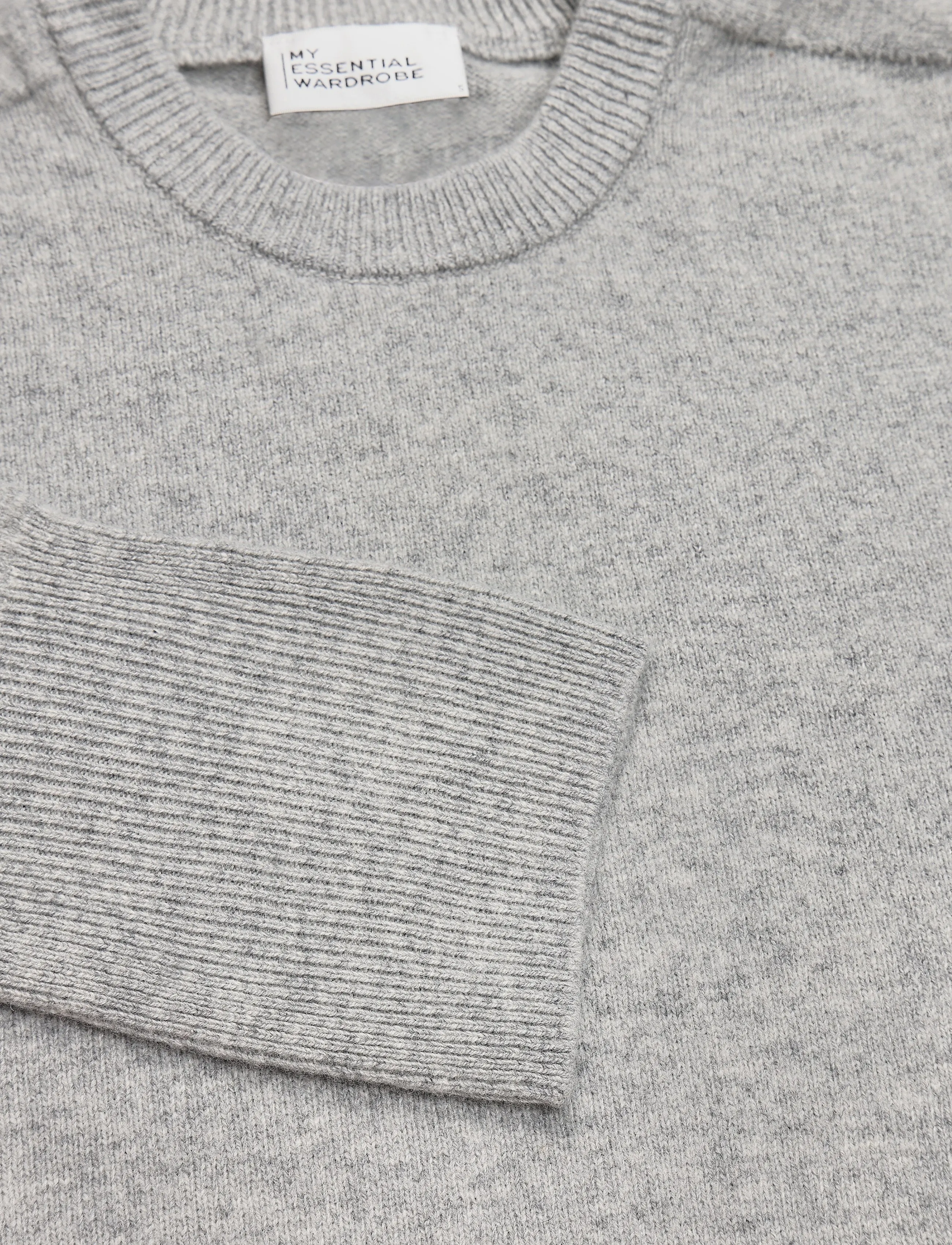 My Essential Wardrobe - 11 THE KNIT CREWNECK - pullover - light grey melange - 2
