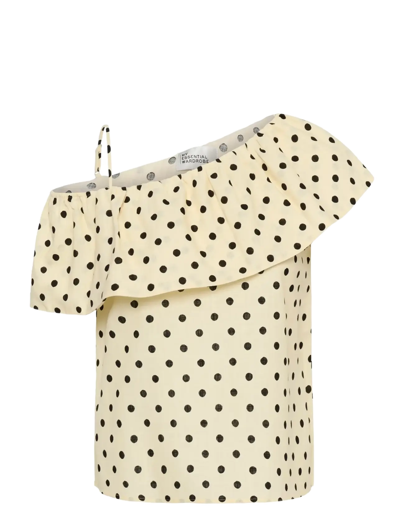 My Essential Wardrobe MWNada Florence Blouse - Blouses & Overhemden - LEMON ICING W. DOTS / yellow