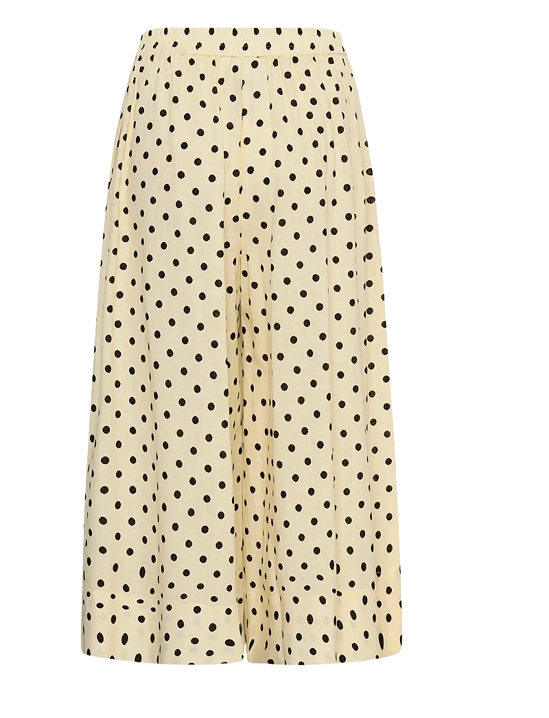 My Essential Wardrobe - MWNada Skirtpant - culottes - lemon icing w. dots - 2