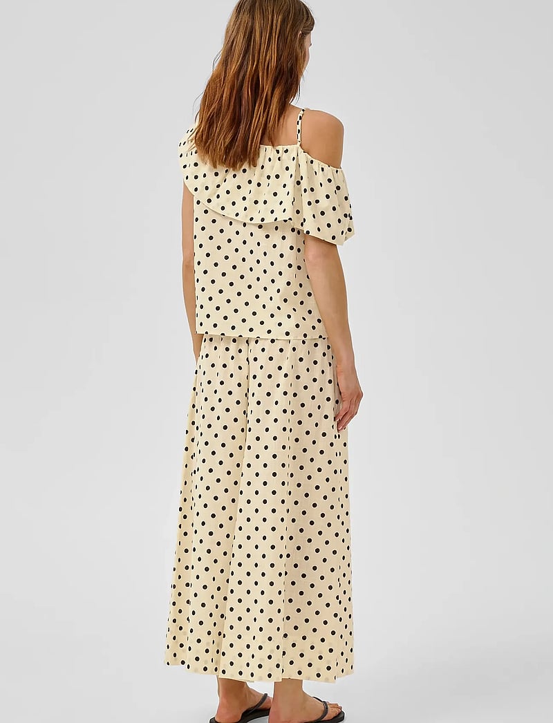My Essential Wardrobe - MWNada Skirtpant - culottes - lemon icing w. dots - 4
