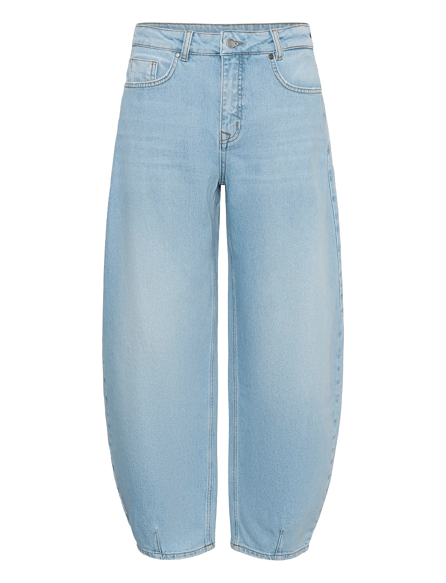 My Essential Wardrobe - MWLucy 139 Loose Barrel - barrel jeans - baby blue wash - 1