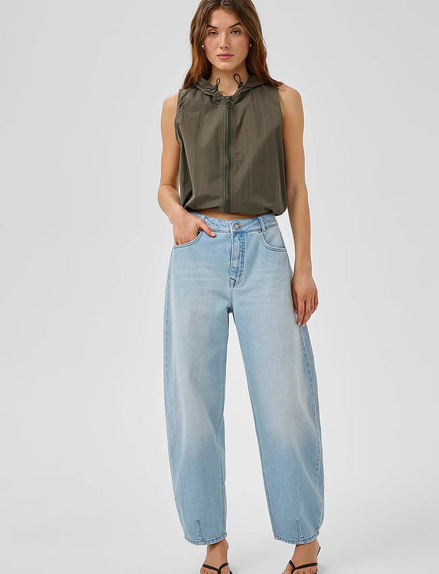 My Essential Wardrobe - MWLucy 139 Loose Barrel - barrel jeans - baby blue wash - 3