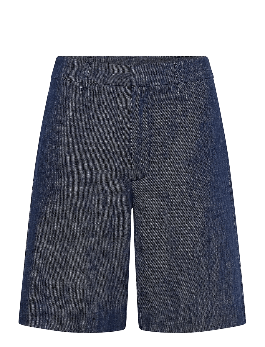 My Essential Wardrobe - MWDazzie City Shorts - lühikesed teksapüksid - dark blue wash - 1
