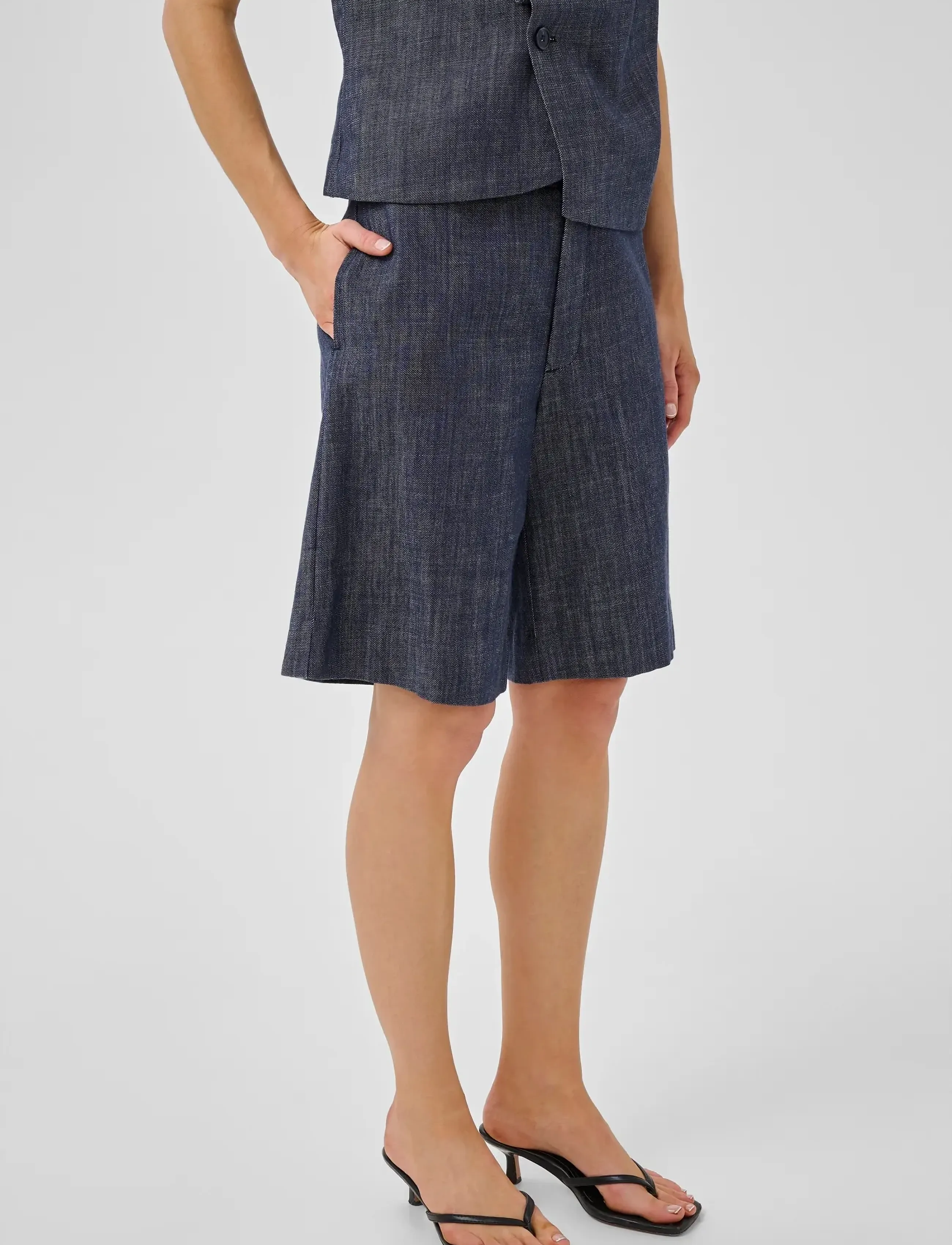 My Essential Wardrobe MWDazzie City Shorts - My Essential Wardrobe - DARK BLUE WASH / navy