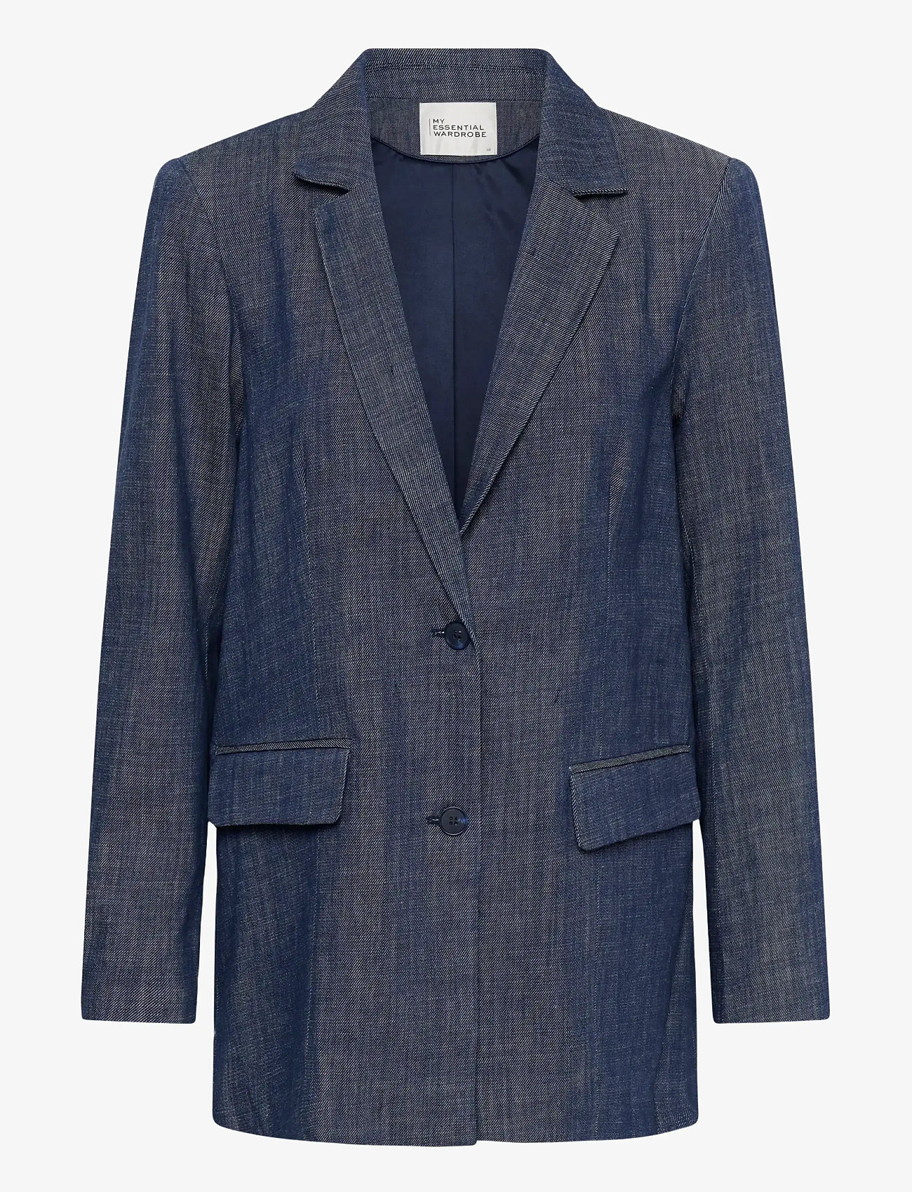My Essential Wardrobe - MWDazzie Blazer - Ühes joones nööpidega bleiserid - dark blue wash - 1