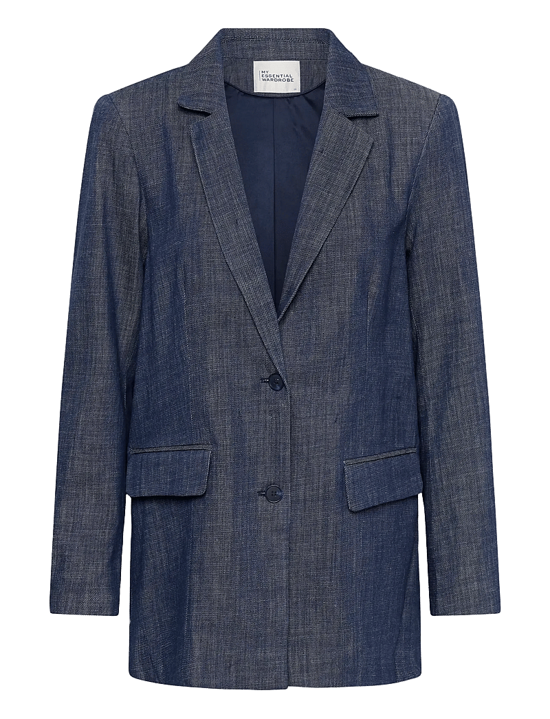My Essential Wardrobe - MWDazzie Blazer - Ühes joones nööpidega bleiserid - dark blue wash - 1