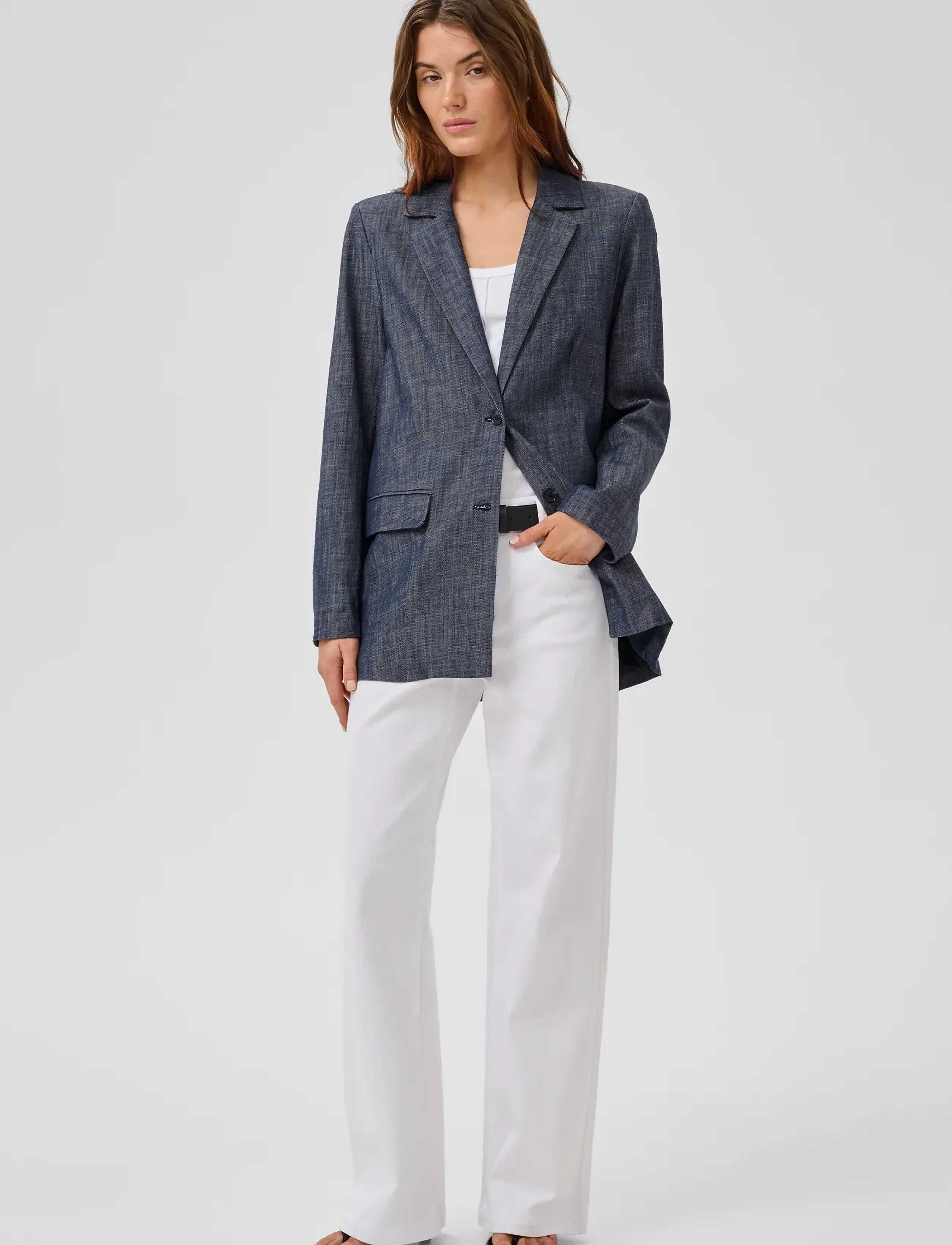 My Essential Wardrobe - MWDazzie Blazer - einreihige blazer - dark blue wash - 3
