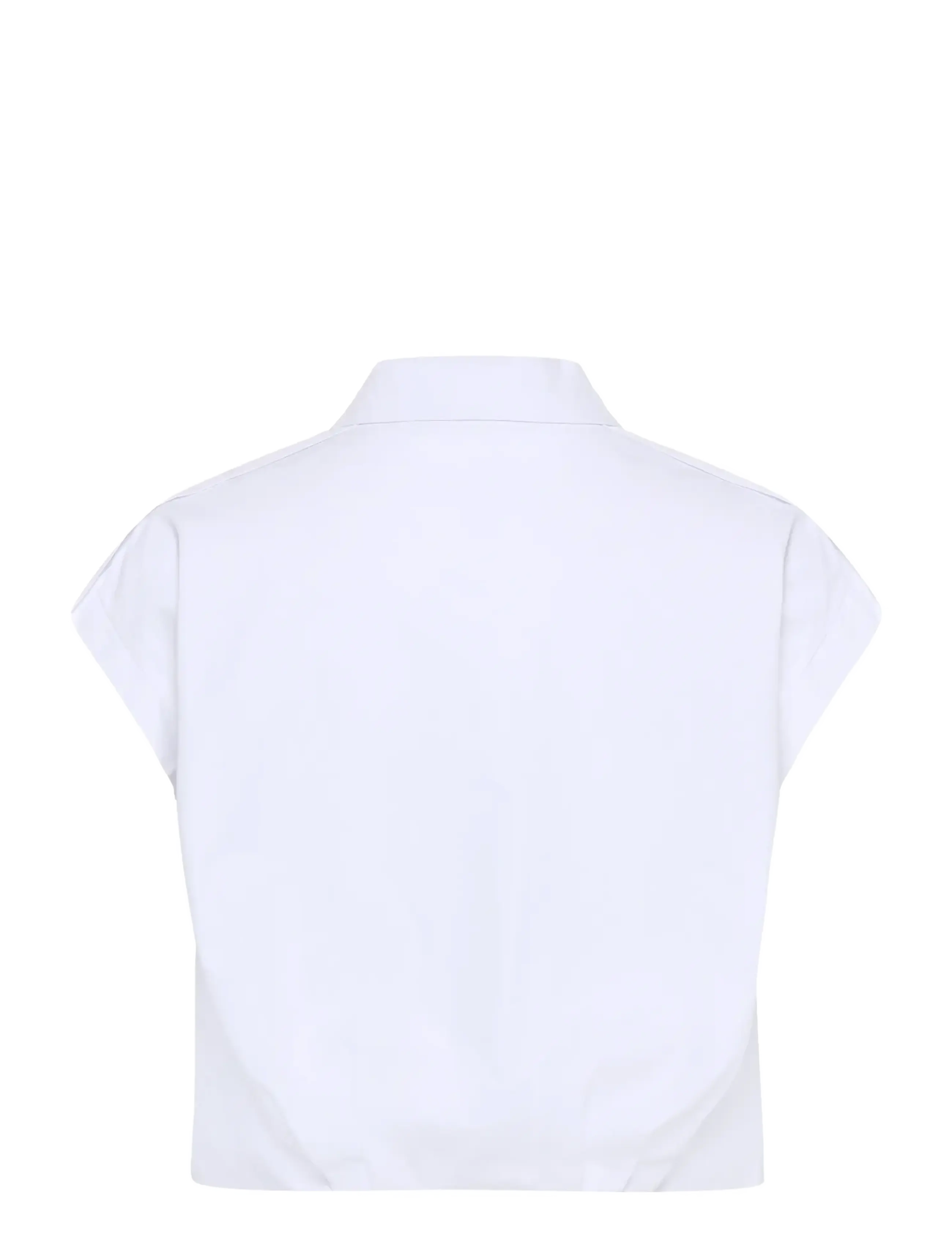 My Essential Wardrobe - MWSunna Sleeveless Shirt - nabapluusid - bright white - 2