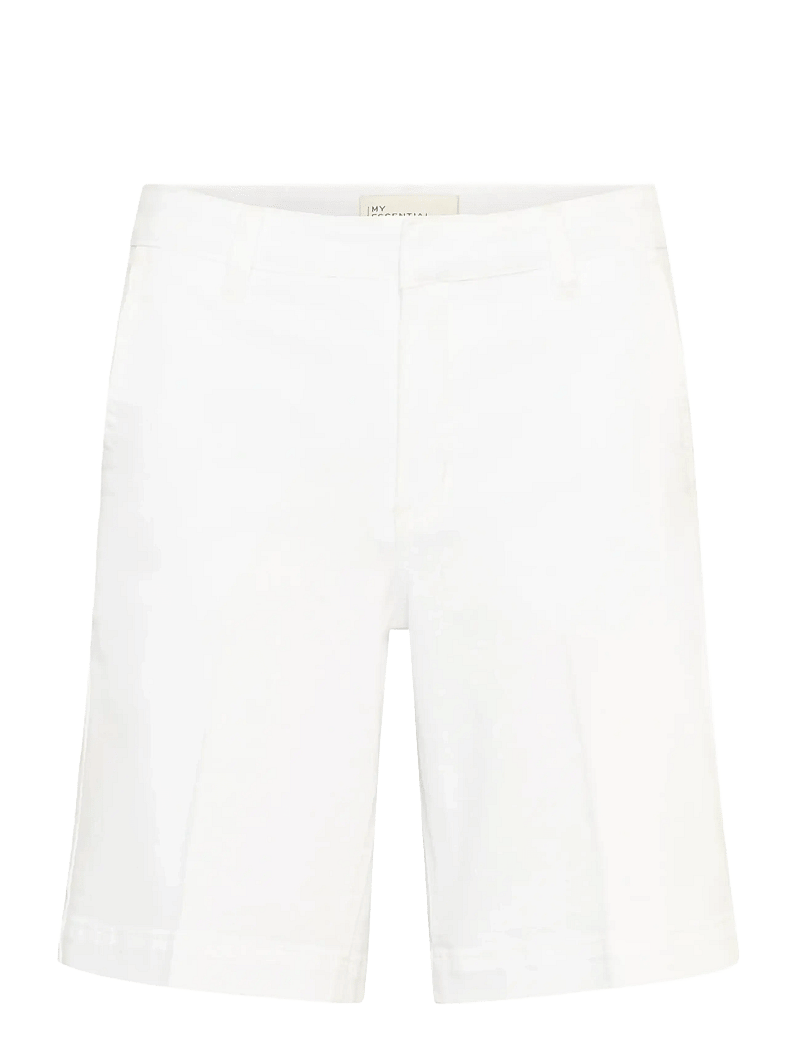 My Essential Wardrobe - MWLara 149 Long Shorts - bermudashorts - bright white - 1