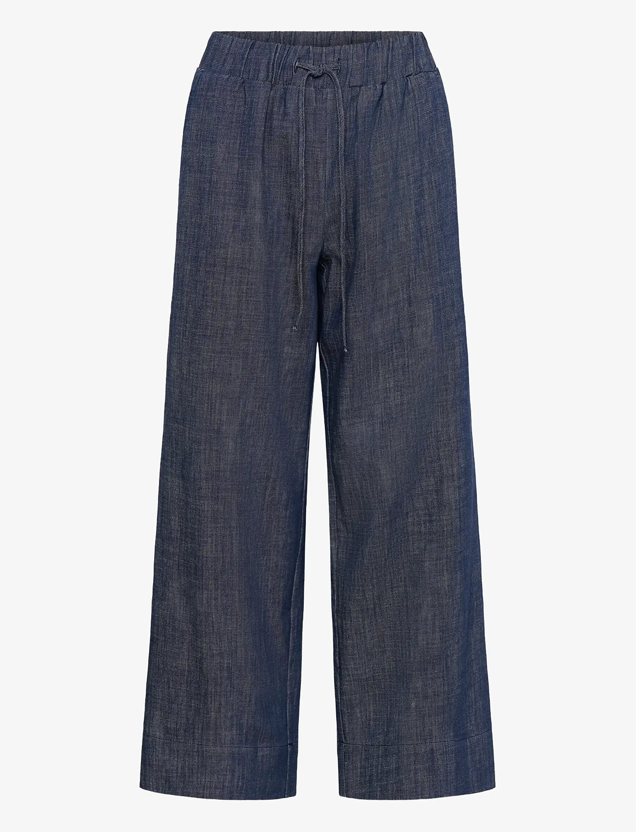 My Essential Wardrobe - MWDazzie Dias Pant - bukser med brede ben - dark blue wash - 1