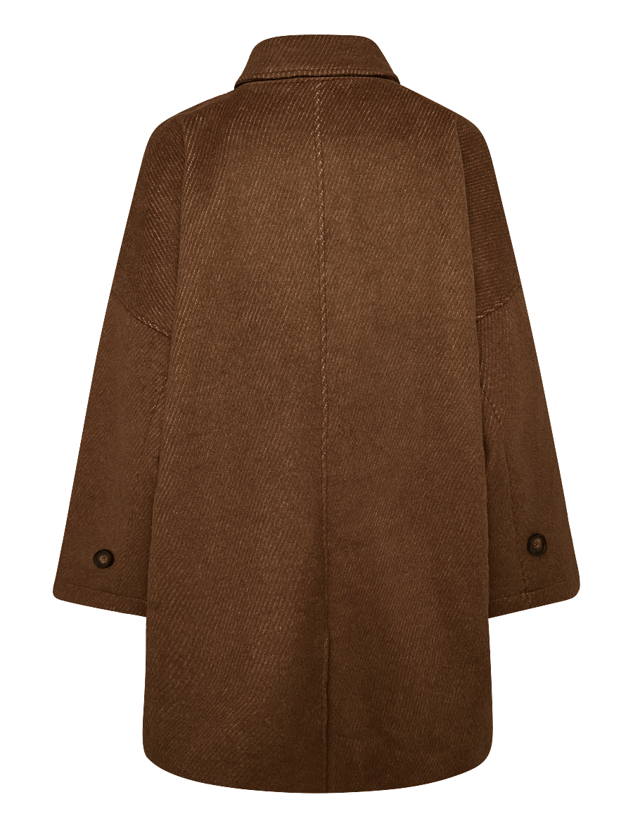 My Essential Wardrobe - MWBaratti Lyon OS Jacket - talvejoped - toffee melange - 1