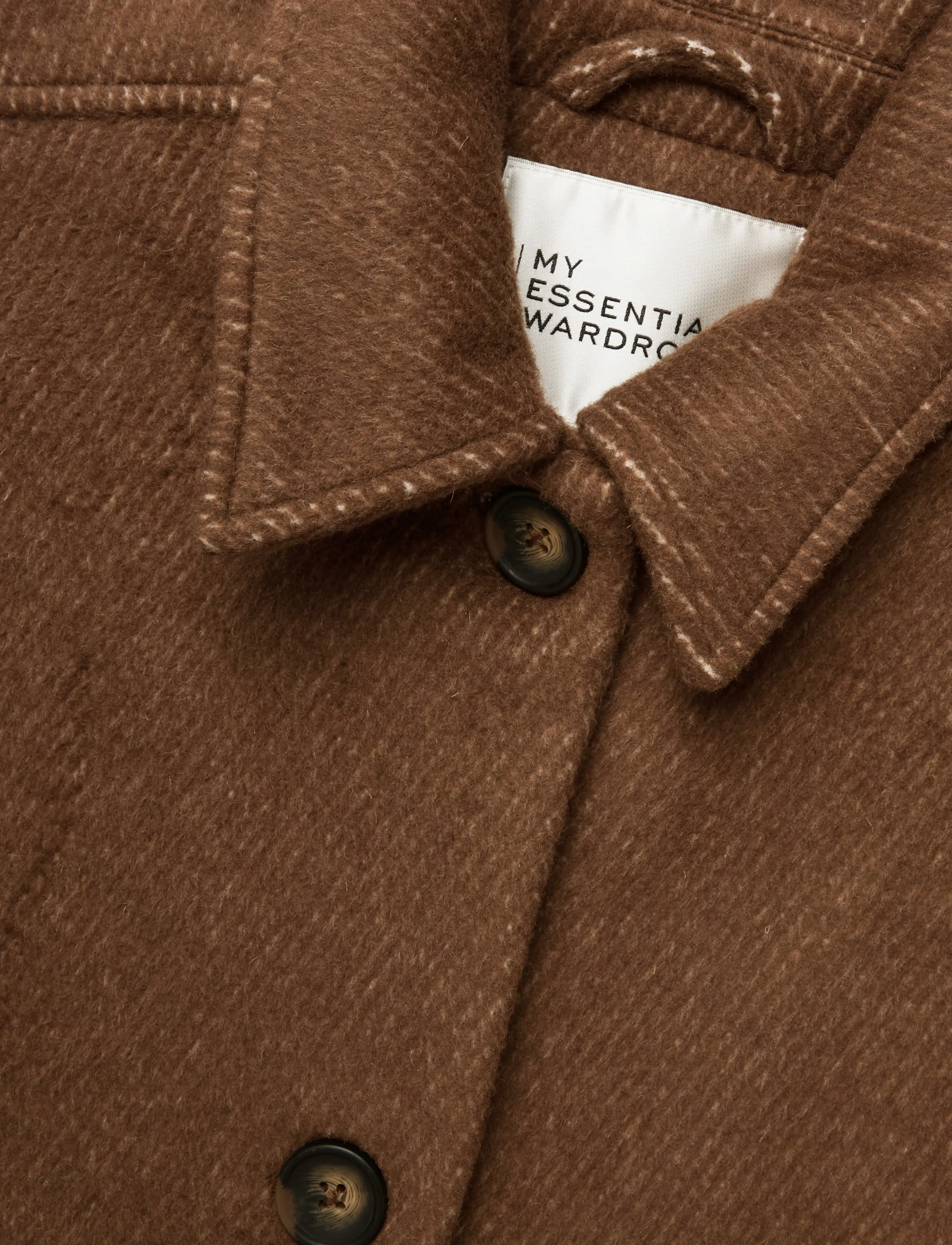 My Essential Wardrobe - MWBaratti Lyon OS Jacket - talvejoped - toffee melange - 2