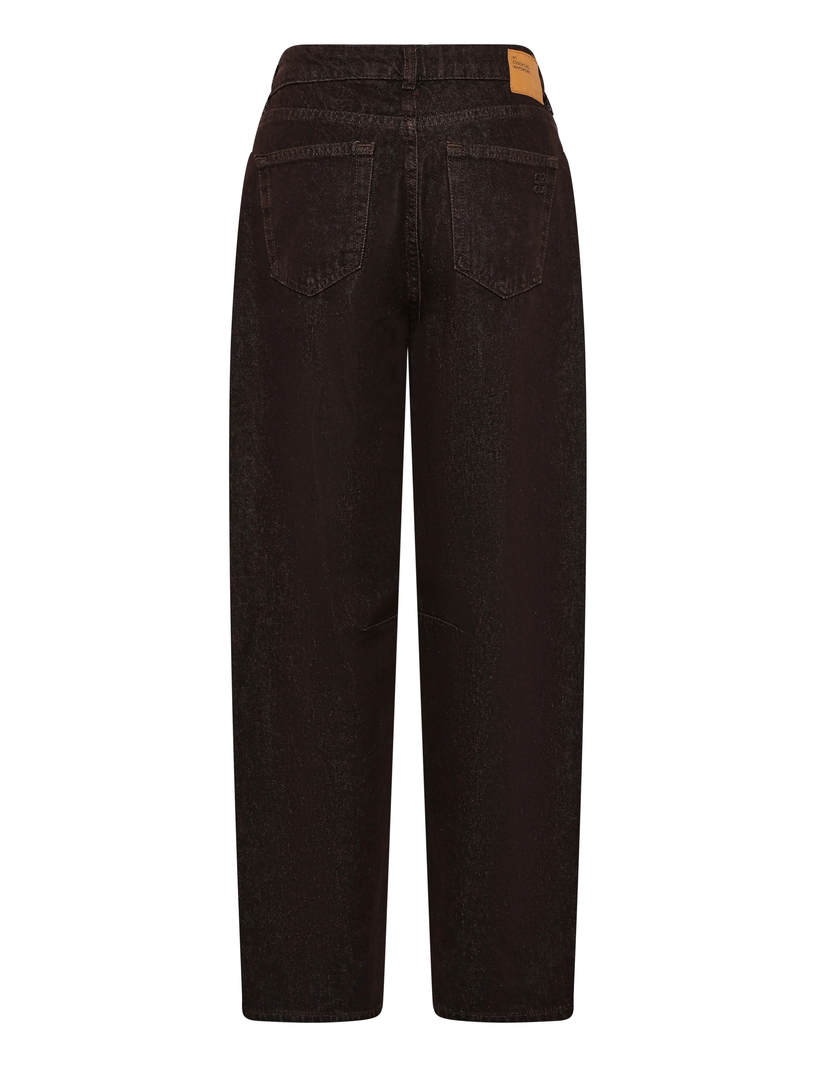 My Essential Wardrobe - Jeans Barrel MWLance 188 - barrel jeans - dark brown wash - 1