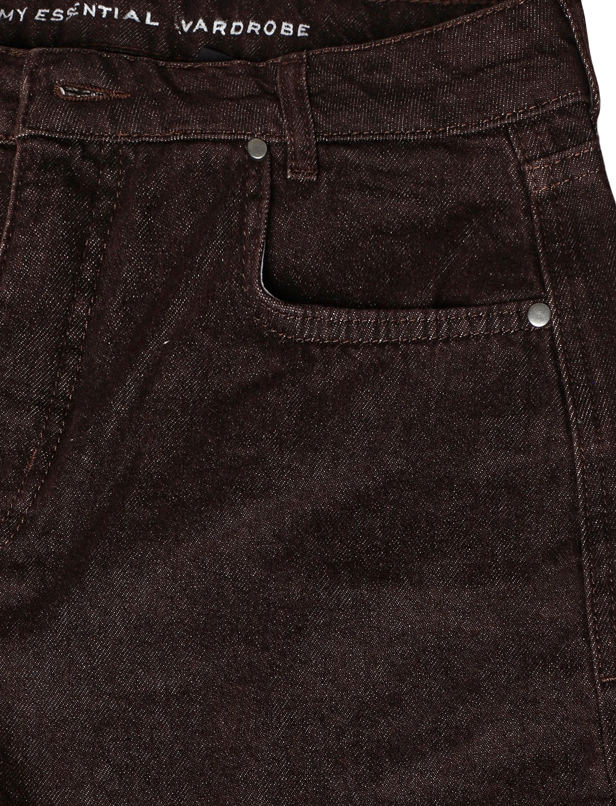 My Essential Wardrobe - Jeans Barrel MWLance 188 - barrel jeans - dark brown wash - 3