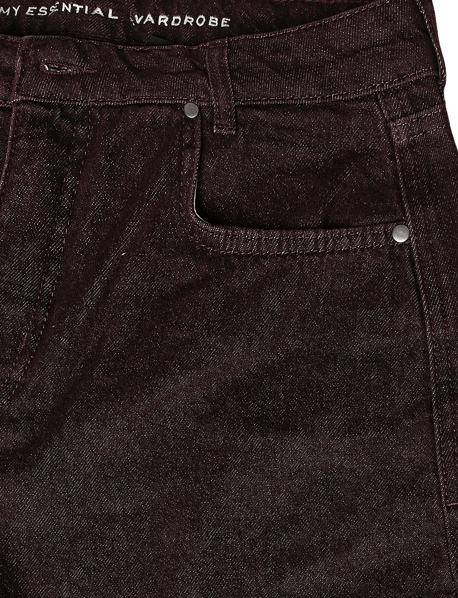 My Essential Wardrobe - Jeans Barrel MWLance 188 - barrel jeans - dark brown wash - 3