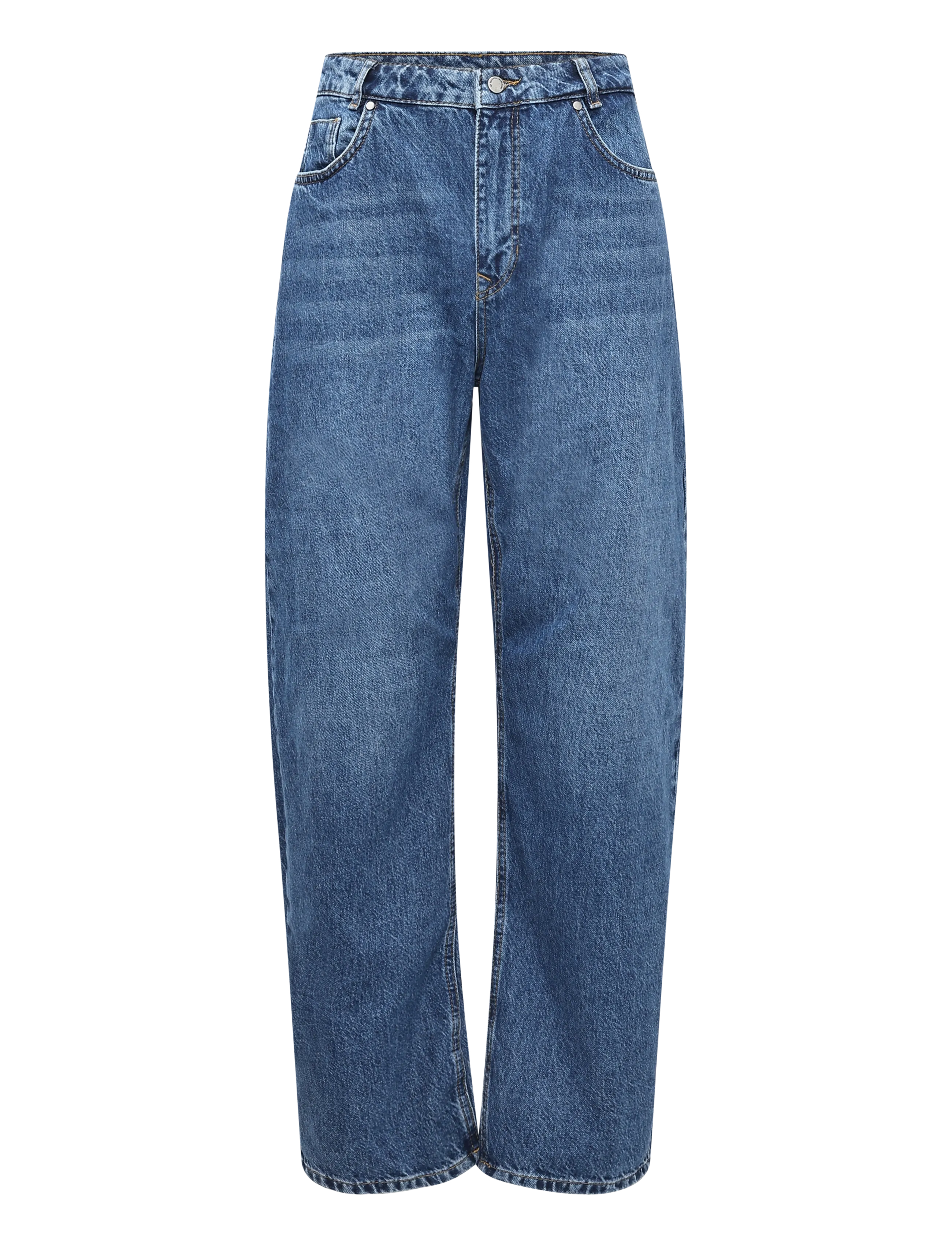 My Essential Wardrobe MWRemmie 174 High Barrel - Jeans - DARK BLUE VINTAGE WASH / blue