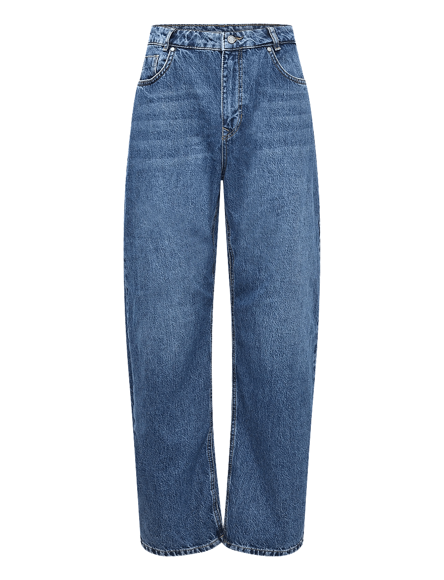 My Essential Wardrobe - MWRemmie 174 High Barrel - barrel jeans - dark blue vintage wash - 0