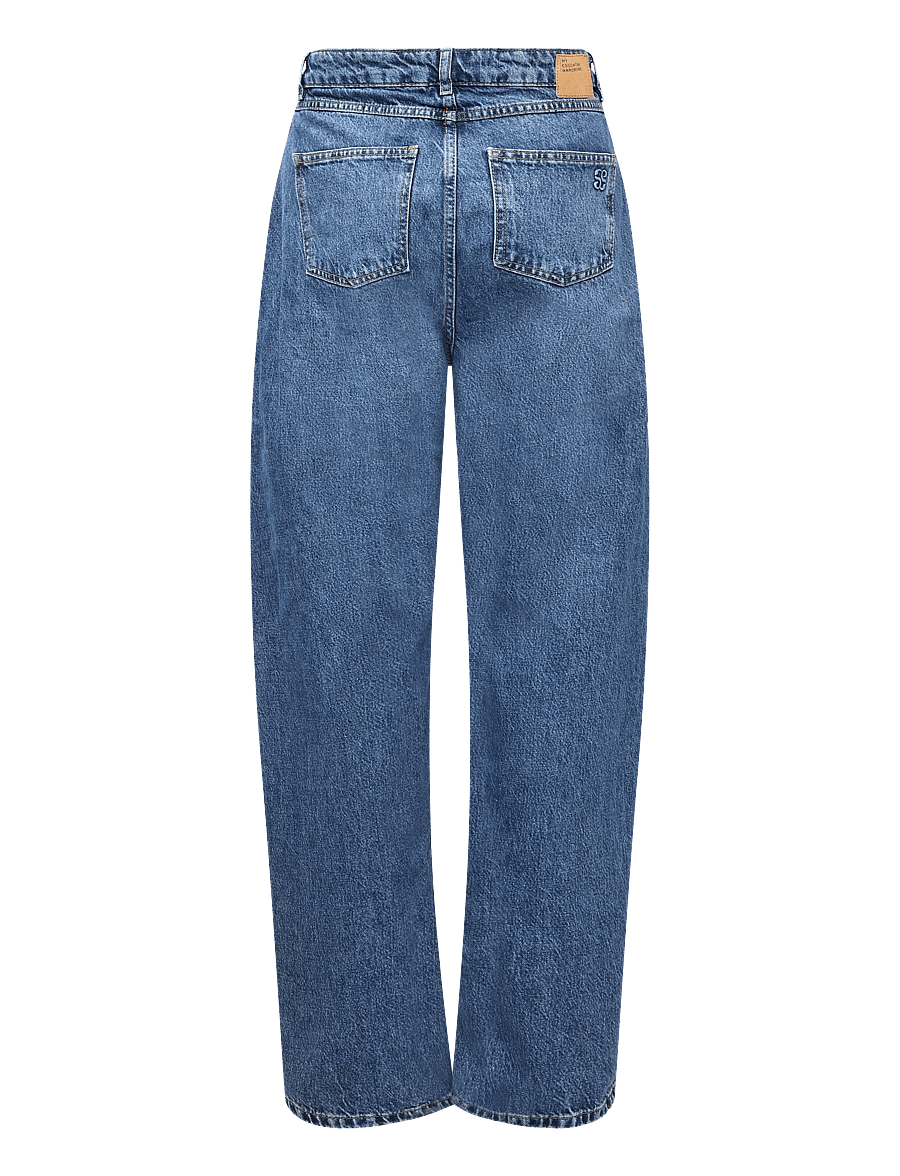 My Essential Wardrobe - MWRemmie 174 High Barrel - barrel jeans - dark blue vintage wash - 1
