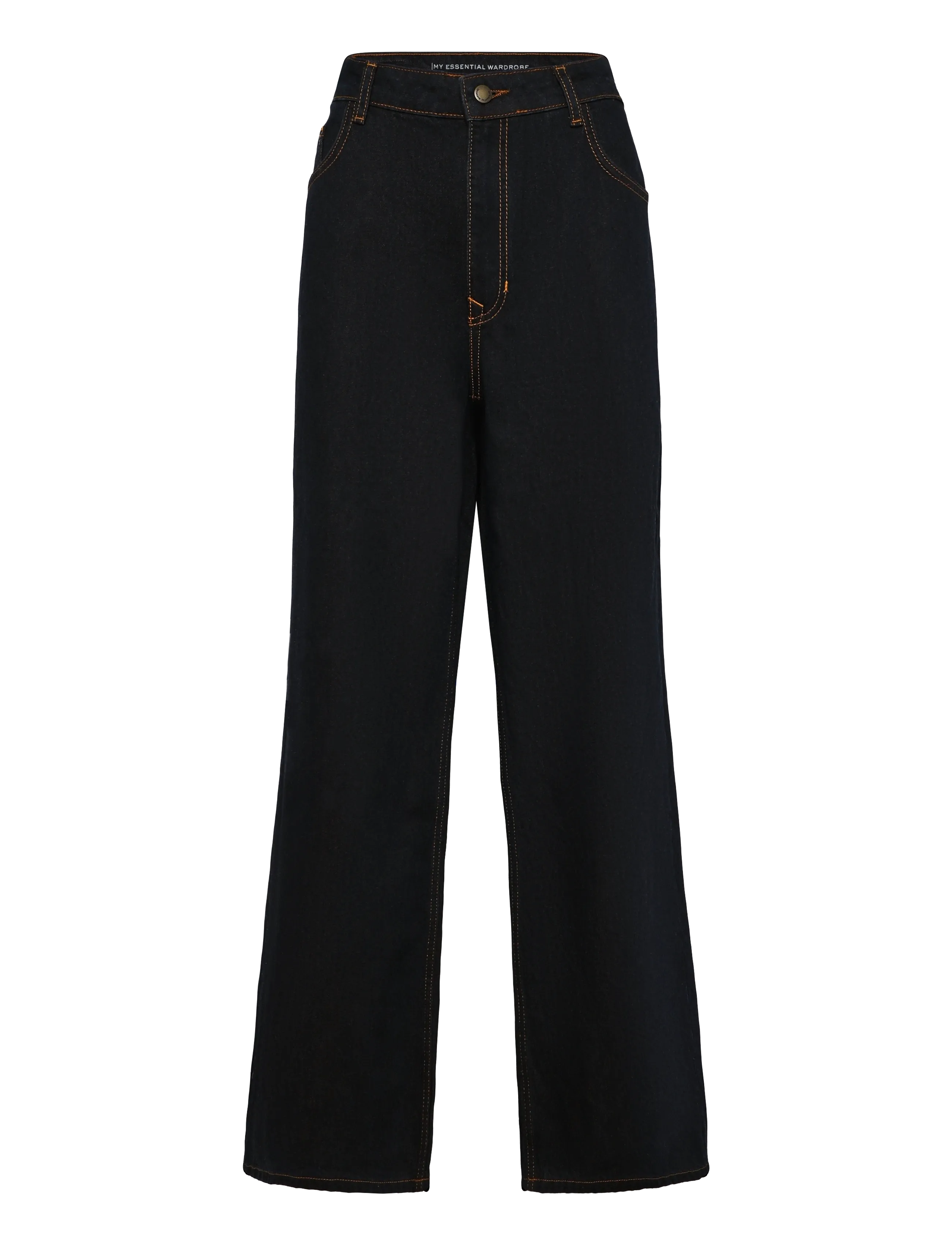 My Essential Wardrobe Jeans Wide MWOline 186 - Transitional Layering - BLUE/ BROWN UN-WASHED / navy