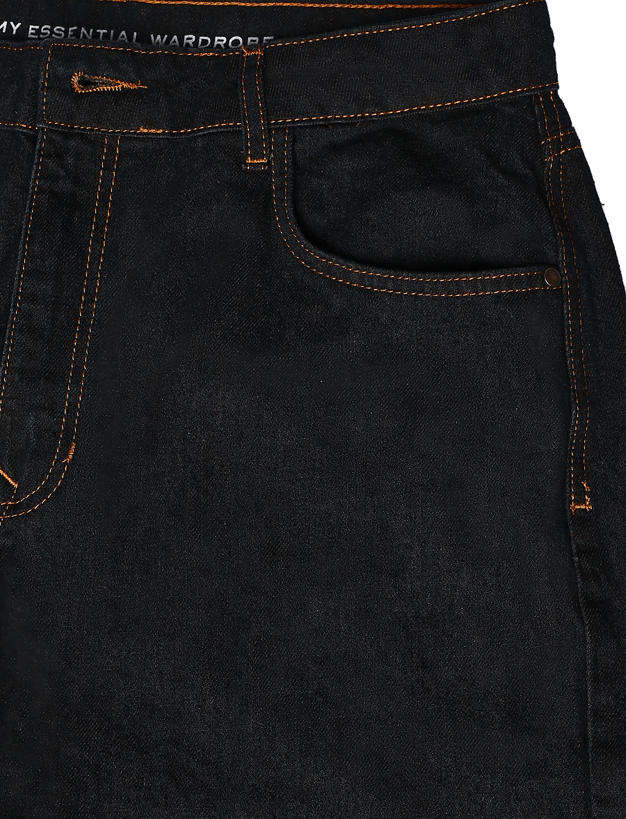 My Essential Wardrobe - Jeans Wide MWOline 186 - laia säärega teksad - blue/ brown un-washed - 2