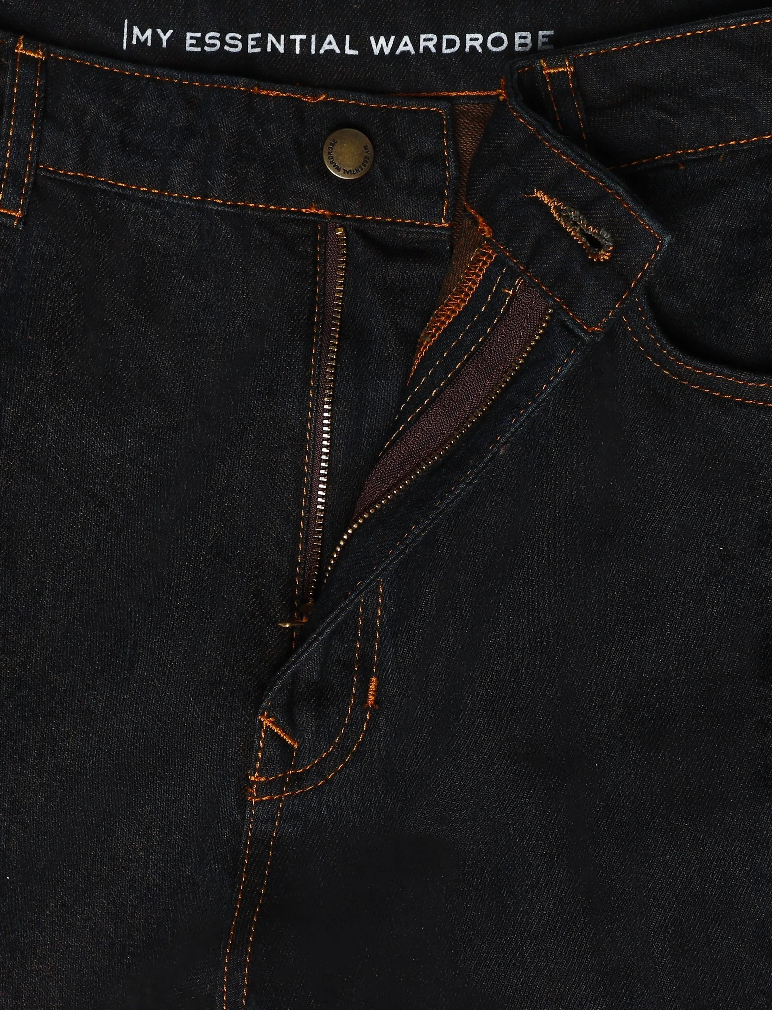 My Essential Wardrobe - Jeans Wide MWOline 186 - hosen mit weitem bein - blue/ brown un-washed - 3