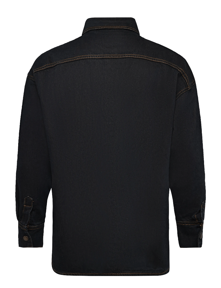 My Essential Wardrobe - Denim Shirt MWSinna 186 - denimskjorter - blue/ brown un-washed - 1