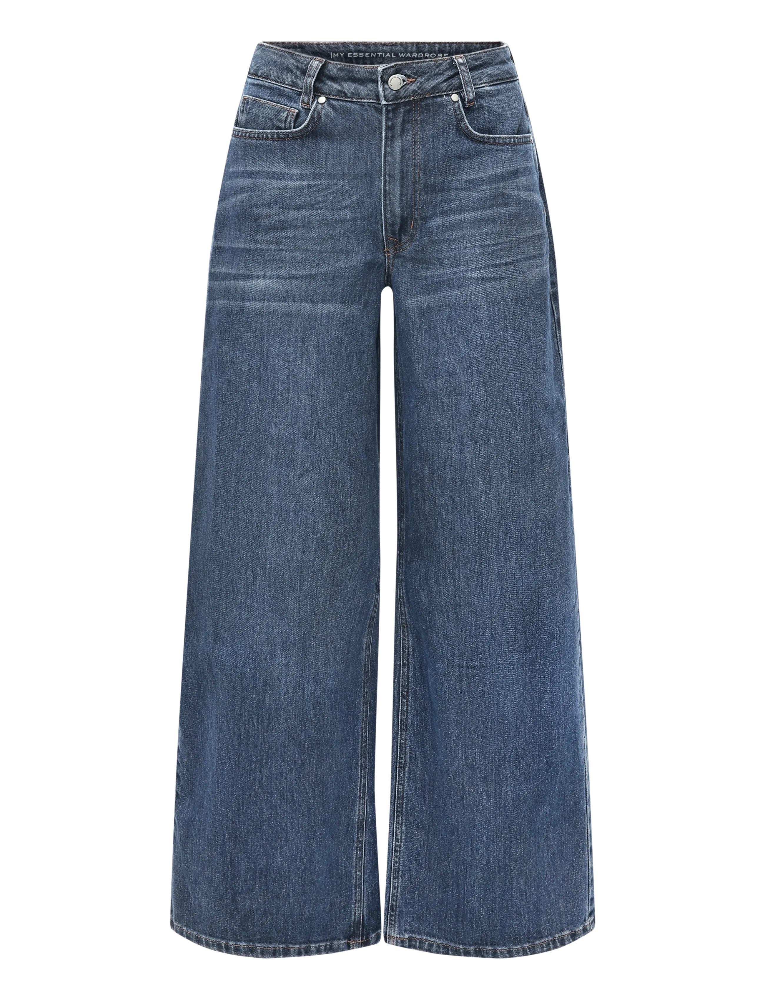 My Essential Wardrobe MWNida 139 High X-Wide - Jeans - DARK BLUE RETRO WASH / blue