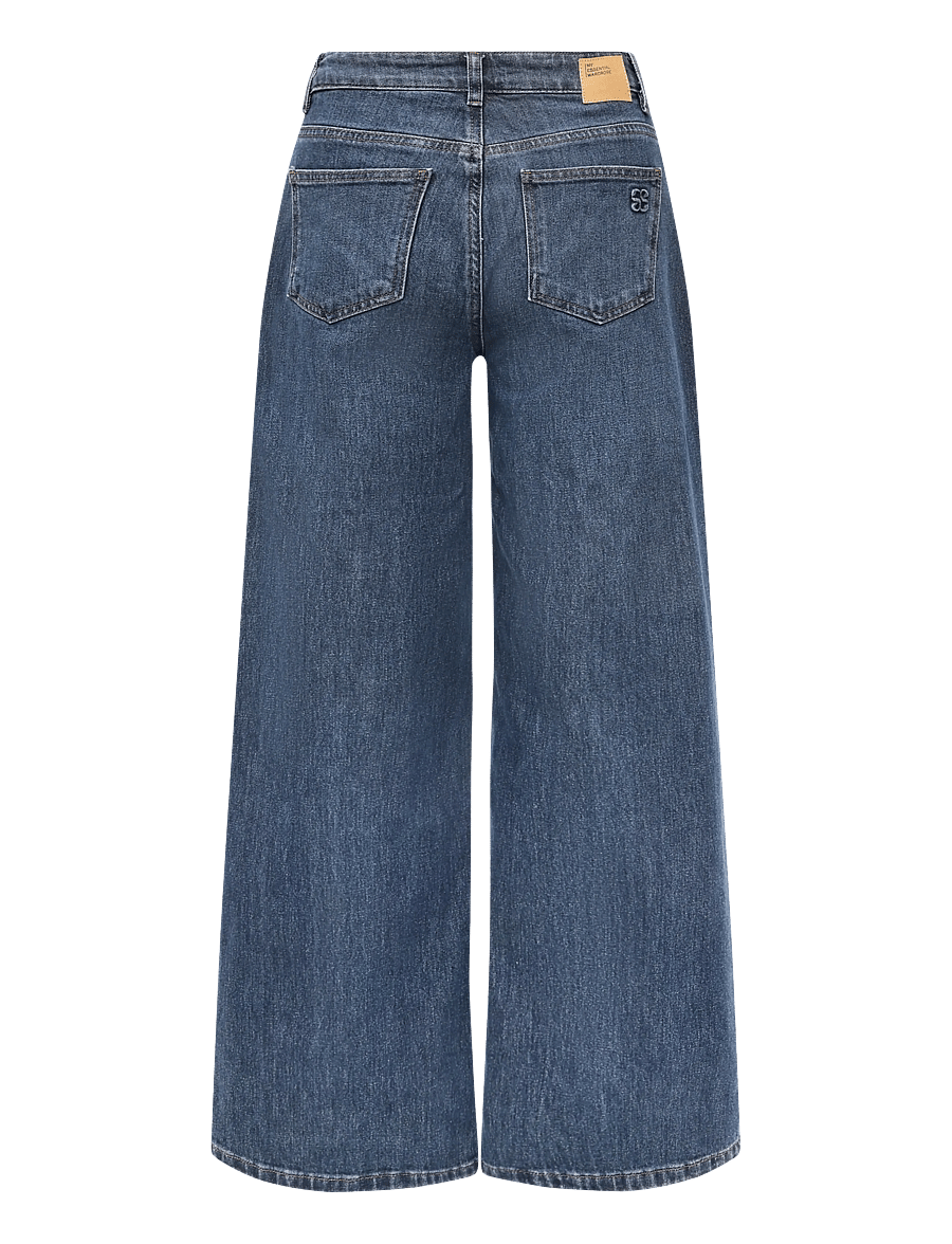 My Essential Wardrobe - MWNida 139 High X-Wide - vida jeans - dark blue retro wash - 1