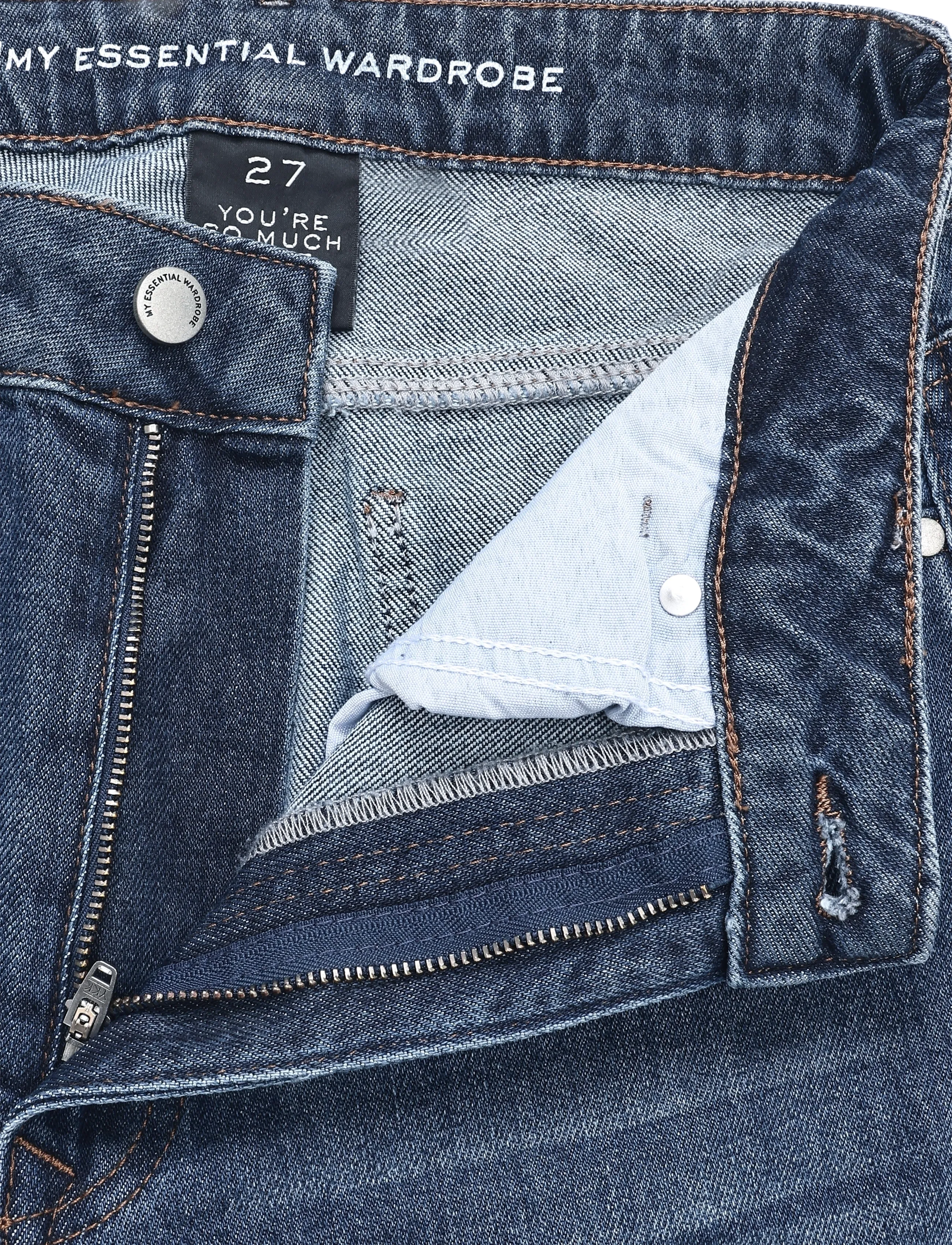 My Essential Wardrobe - MWNida 139 High X-Wide - vida jeans - dark blue retro wash - 3