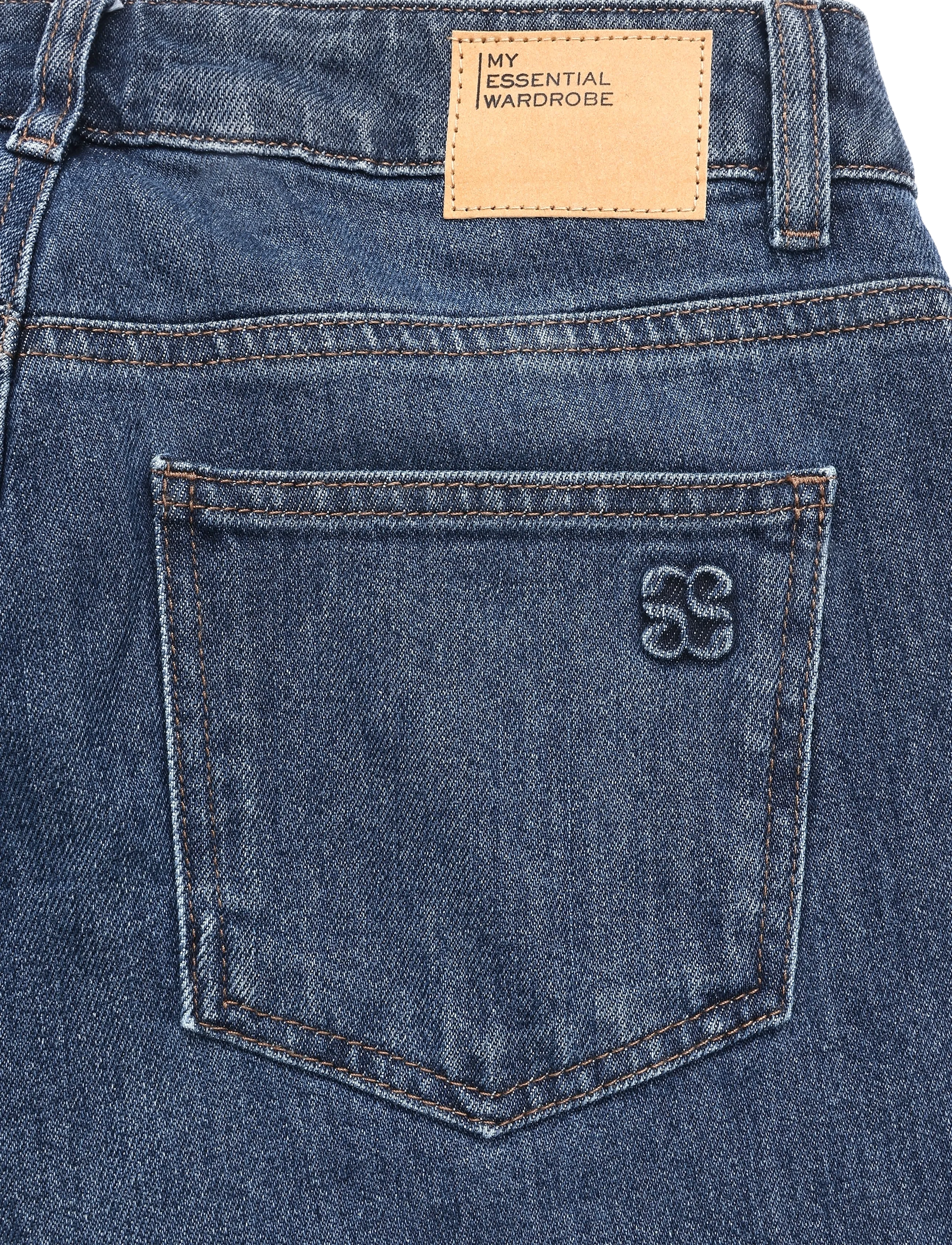 My Essential Wardrobe - MWNida 139 High X-Wide - vida jeans - dark blue retro wash - 4