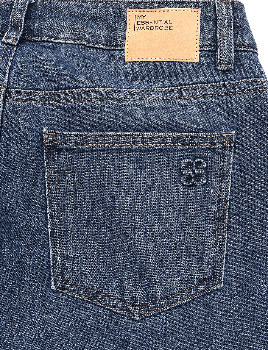 My Essential Wardrobe - MWNida 139 High X-Wide - vida jeans - dark blue retro wash - 4