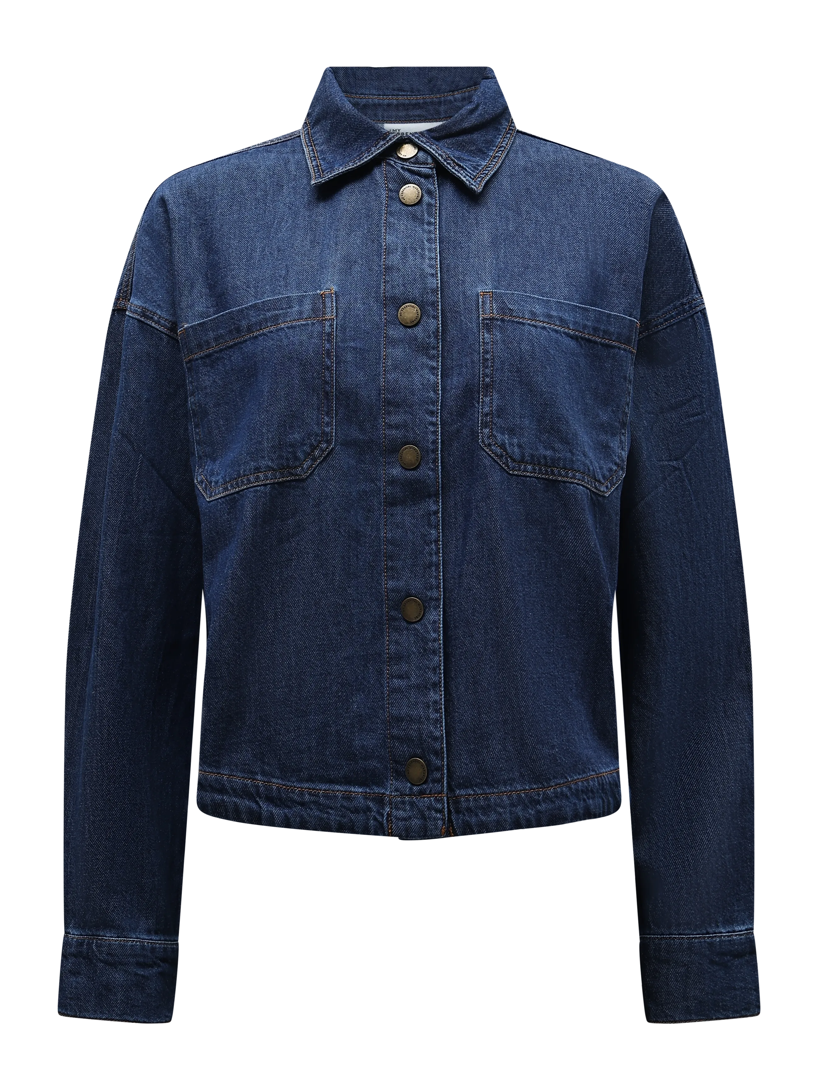 My Essential Wardrobe Denim Shirt MWSolia 171 - My Essential Wardrobe - DARK BLUE WASH / navy