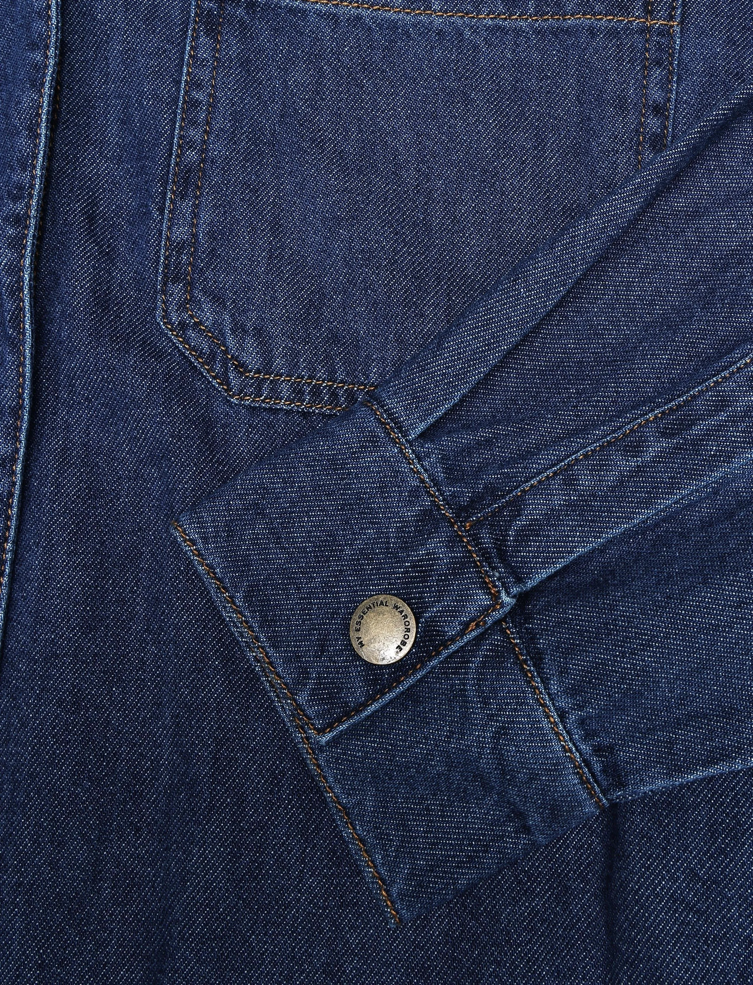 My Essential Wardrobe - Denim Shirt MWSolia 171 - jeanshemden - dark blue wash - 3